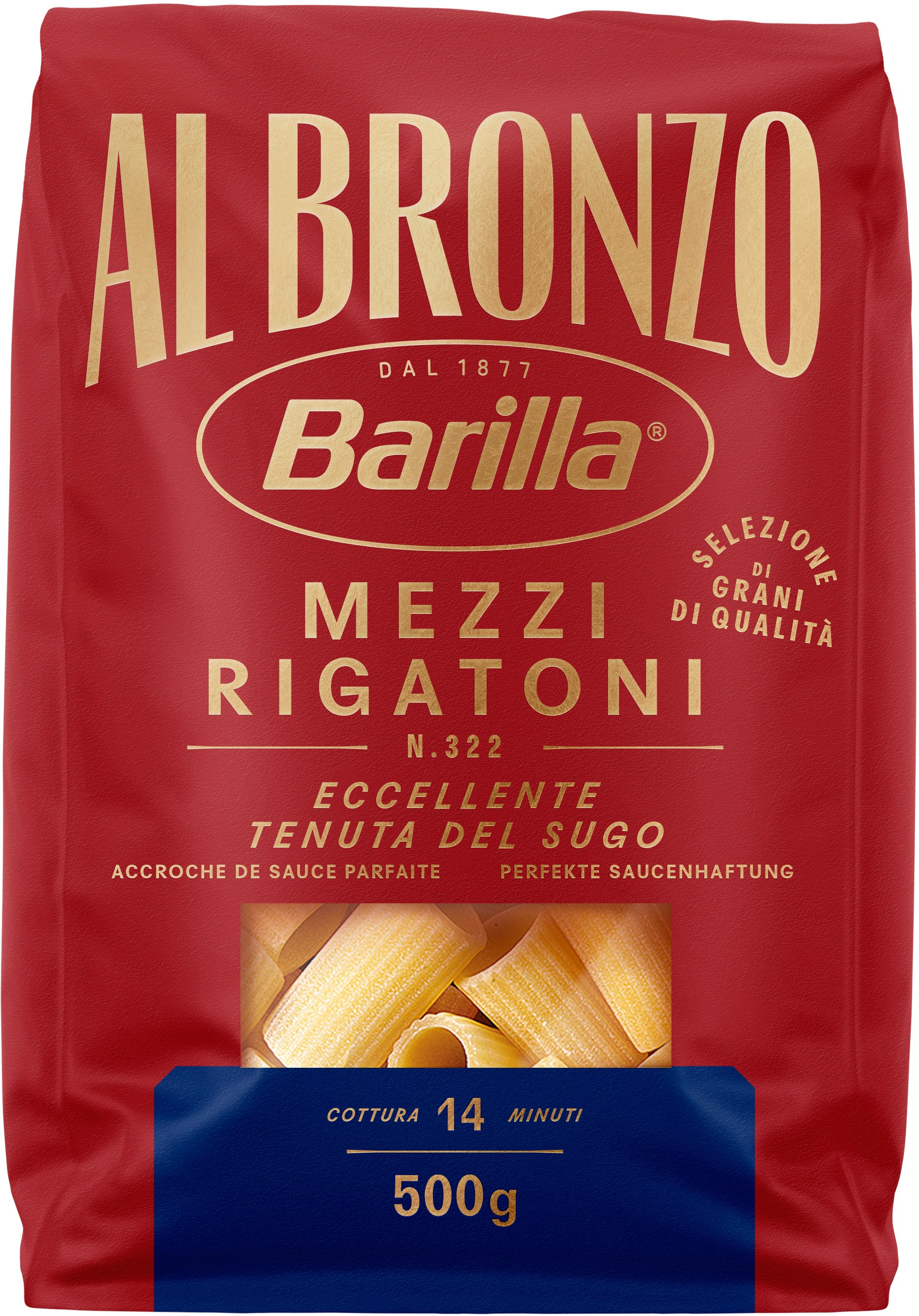 Barilla Mezzi Rigatoni Al Bronzo