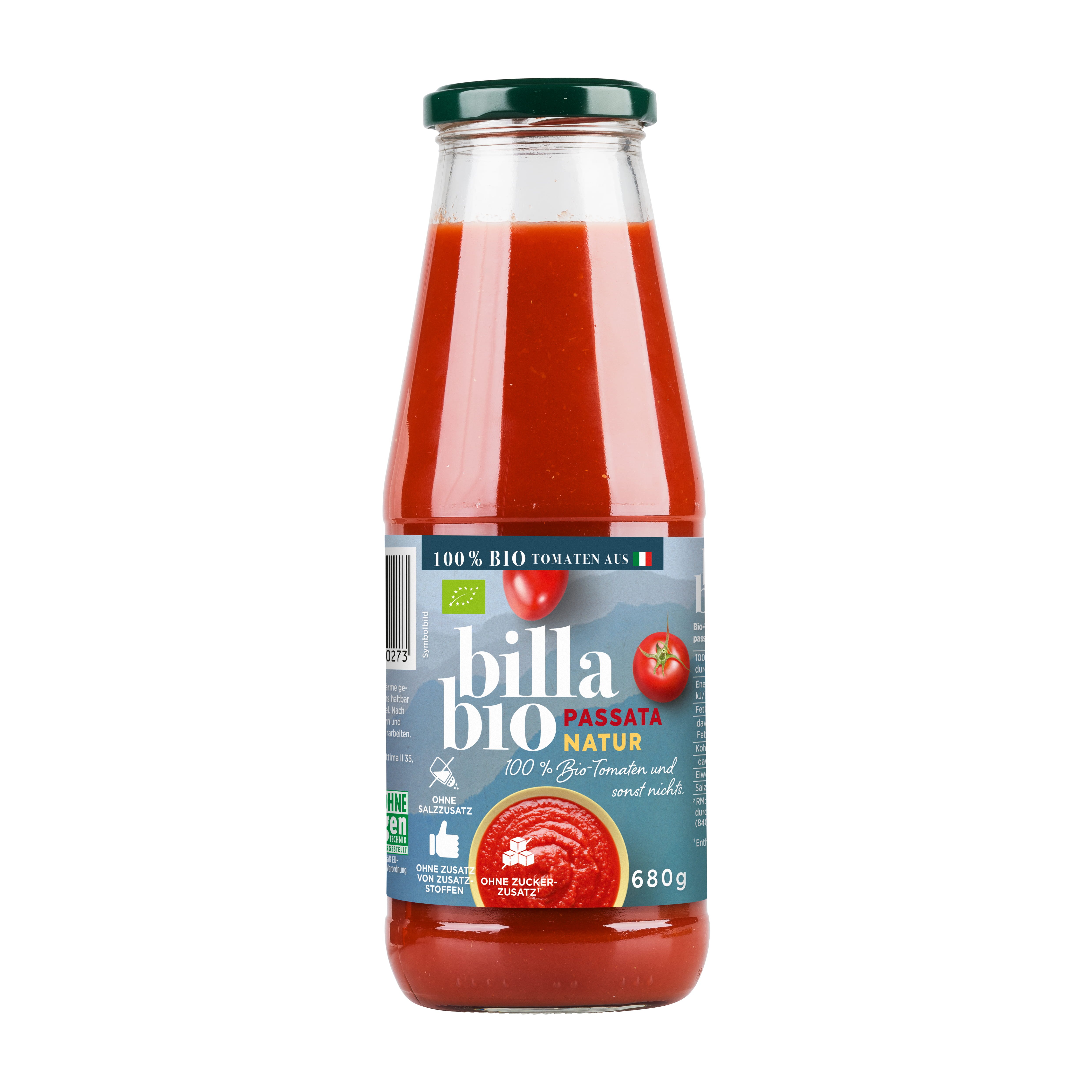 BILLA Bio Passata natur im Glas