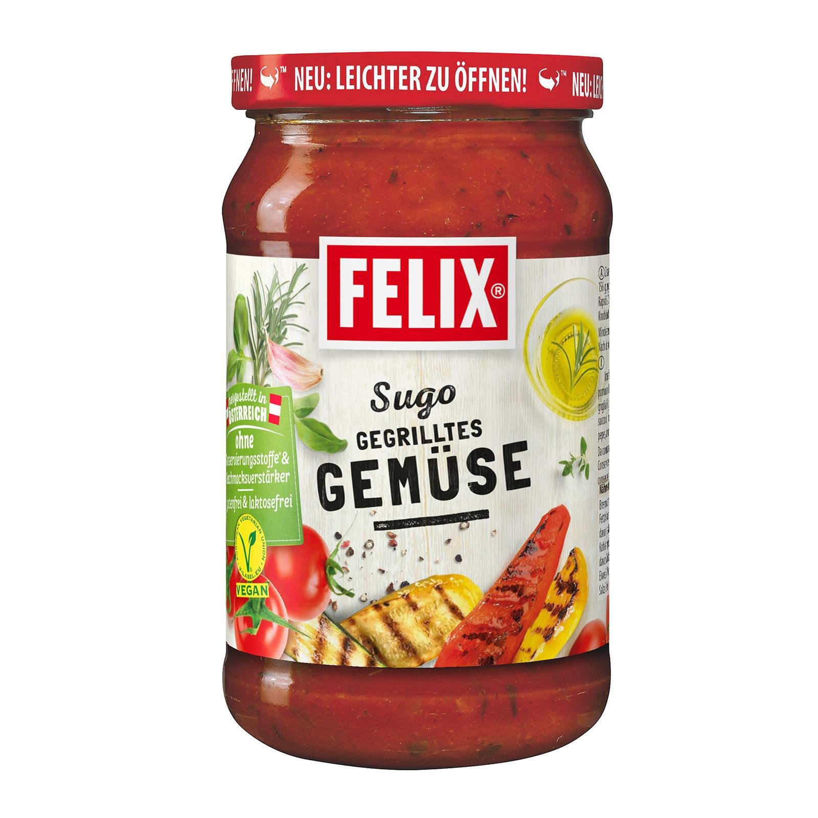 Felix Sugo mit Gegrilltem Gemüse