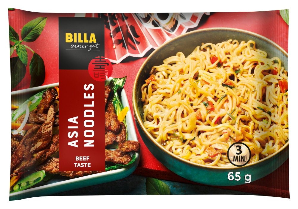 BILLA Instant Nudeln Rind