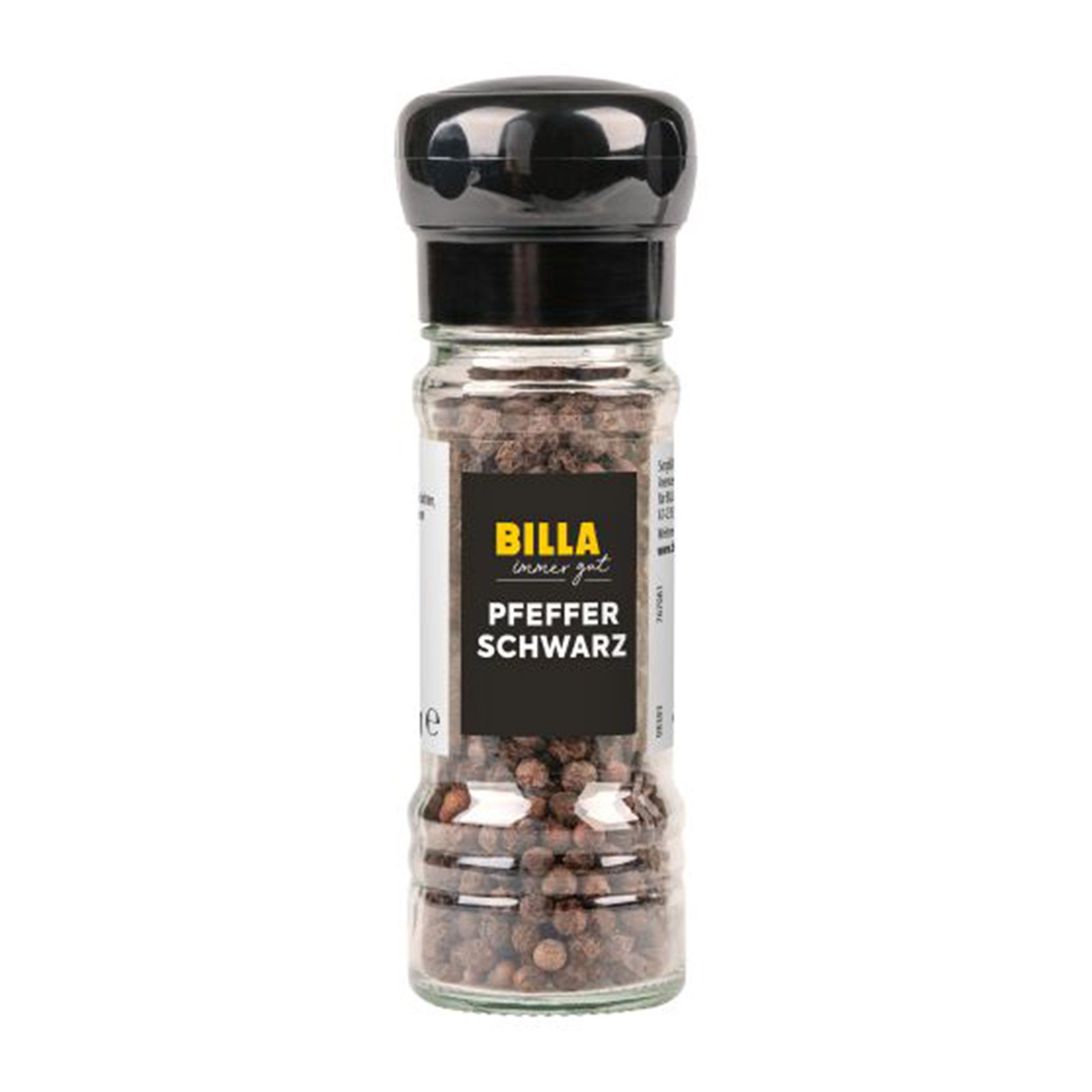 BILLA Gewürzmühle Schwarzer Pfeffer