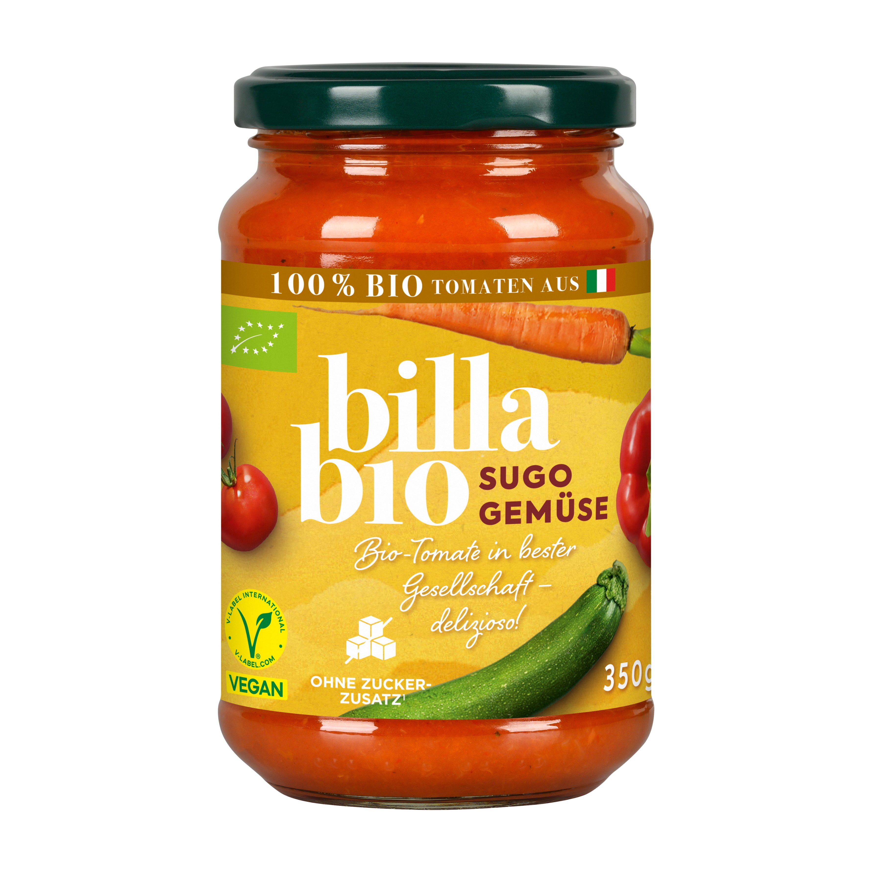 BILLA Bio Sugo Gemüse