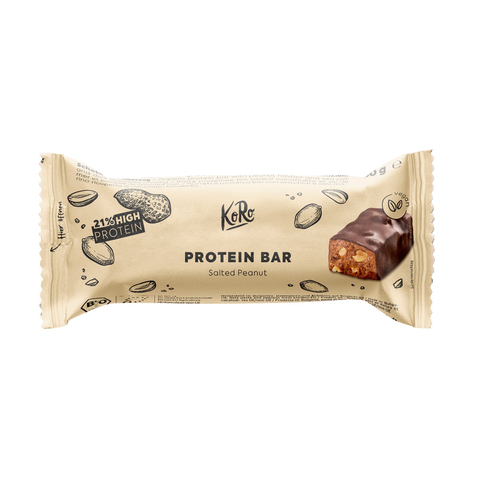 KoRo Proteinriegel Salted Peanut
