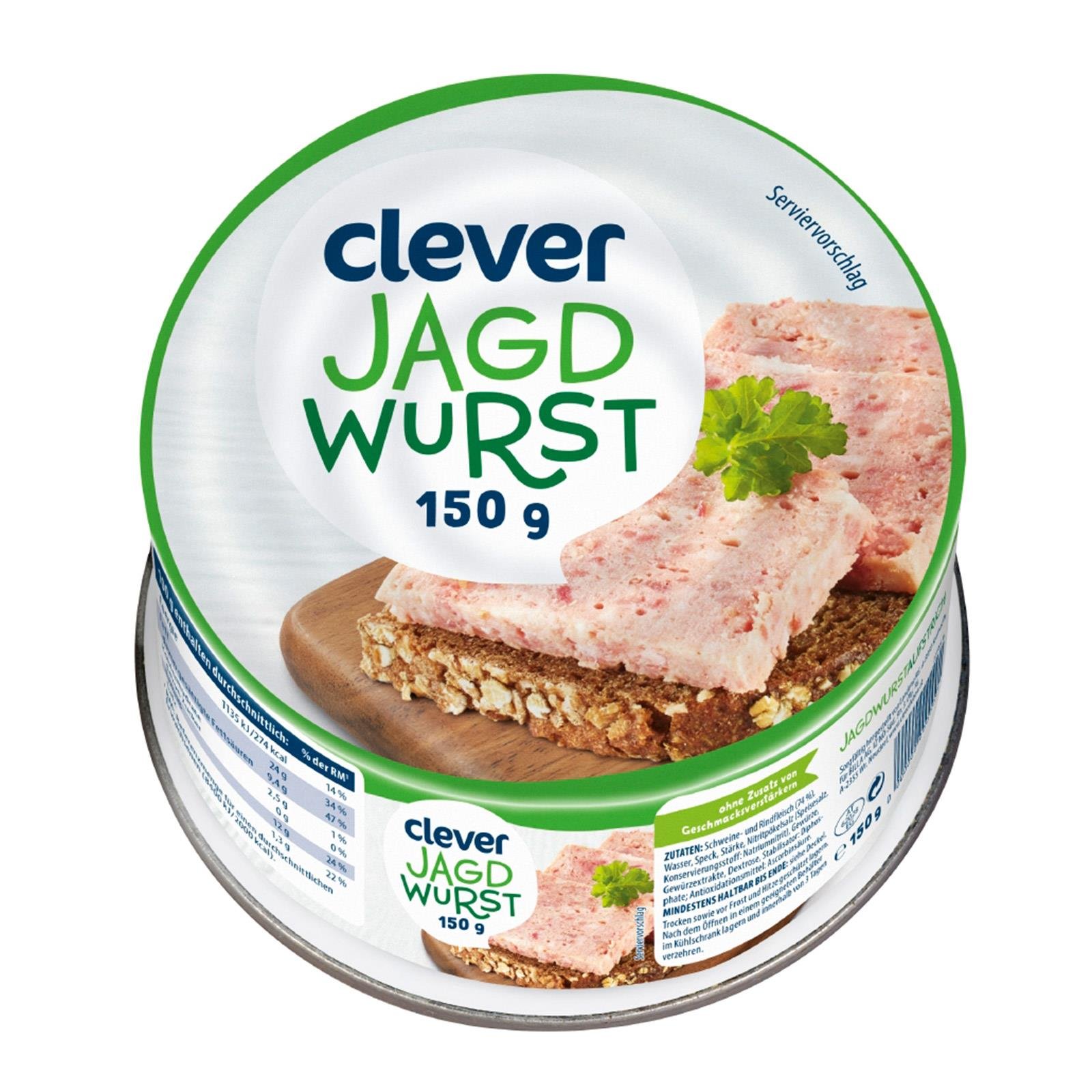 Clever Jagdwurst Aufstrich