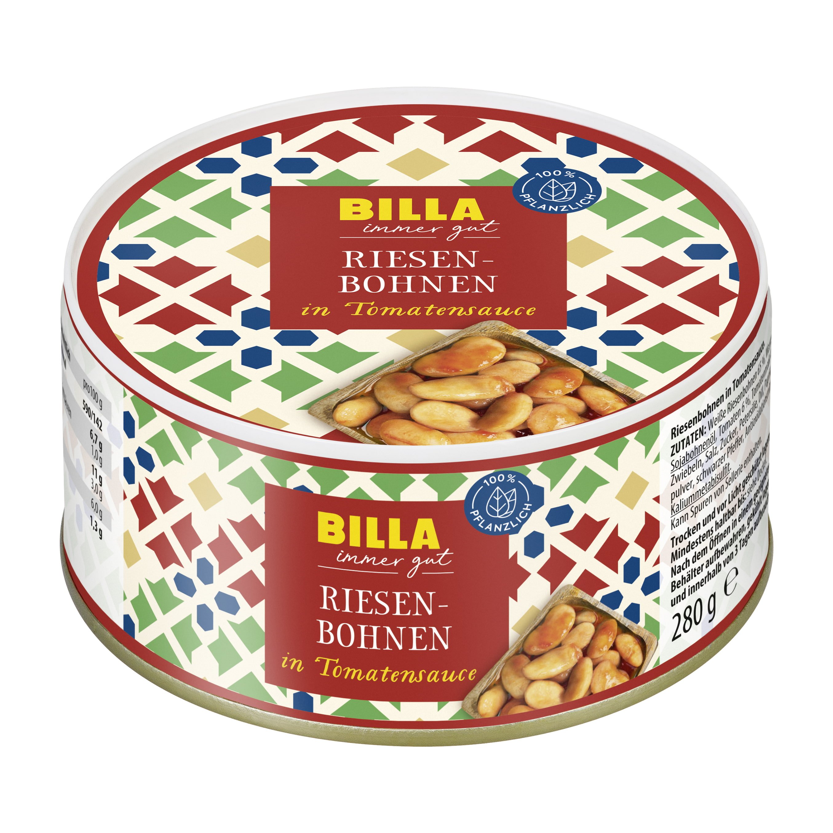 BILLA immer gut Riesenbohnen in Tomatensauce