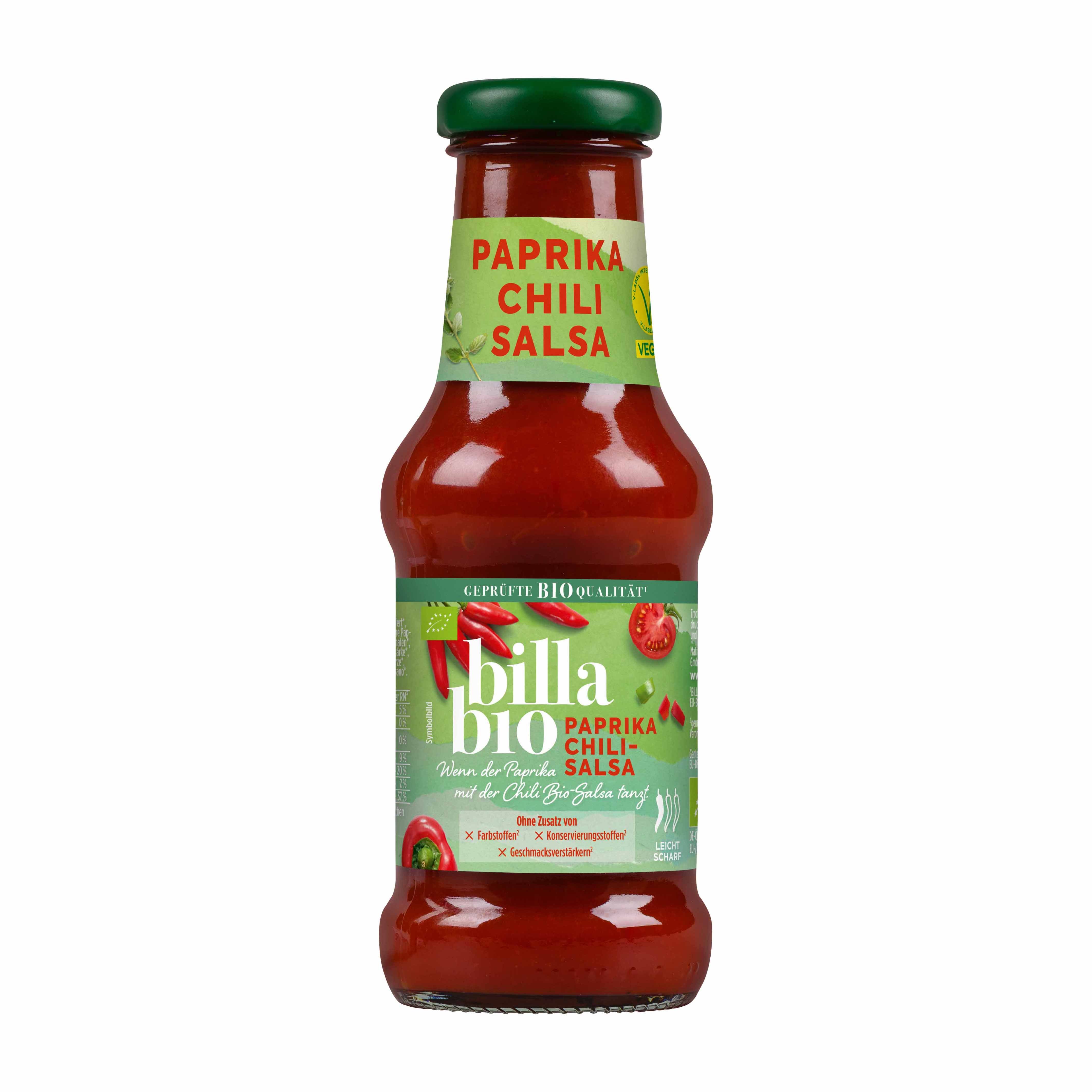 BILLA Bio Paprika Chili Salsa