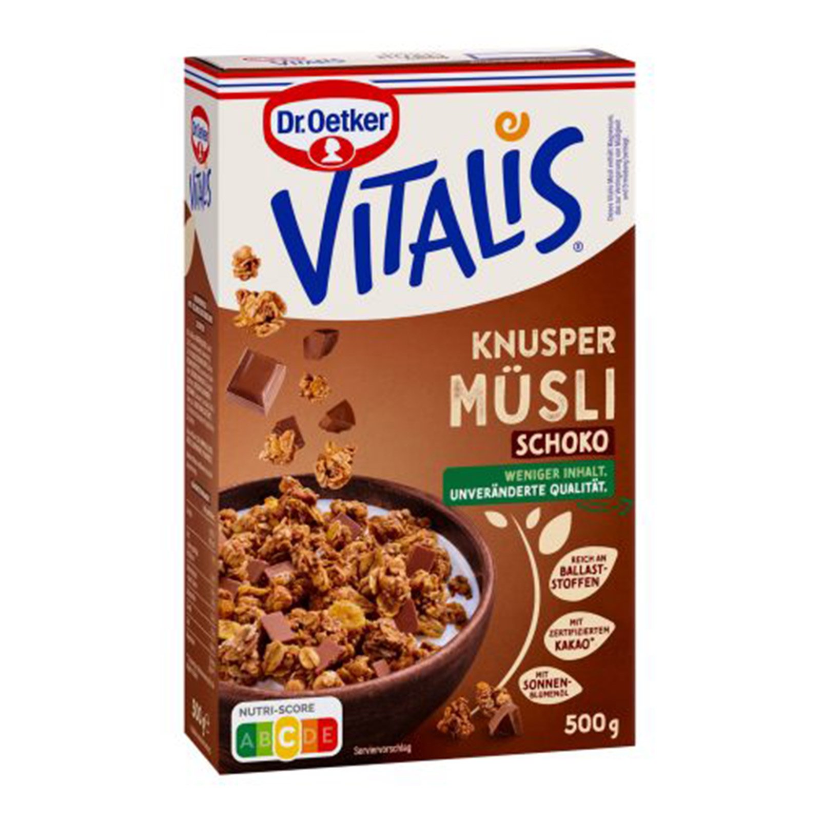 Dr. Oetker Vitalis Knuspermüsli Schoko