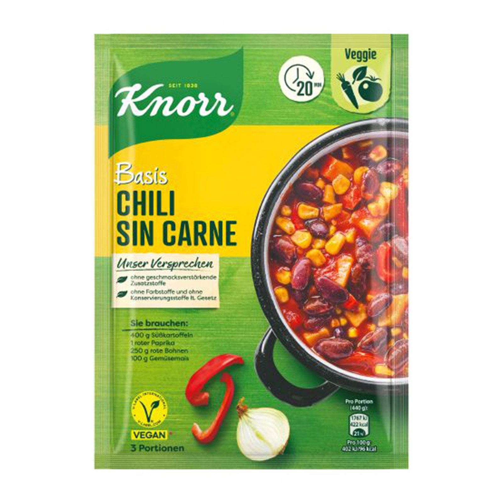 Knorr Basis Chili sin Carne
