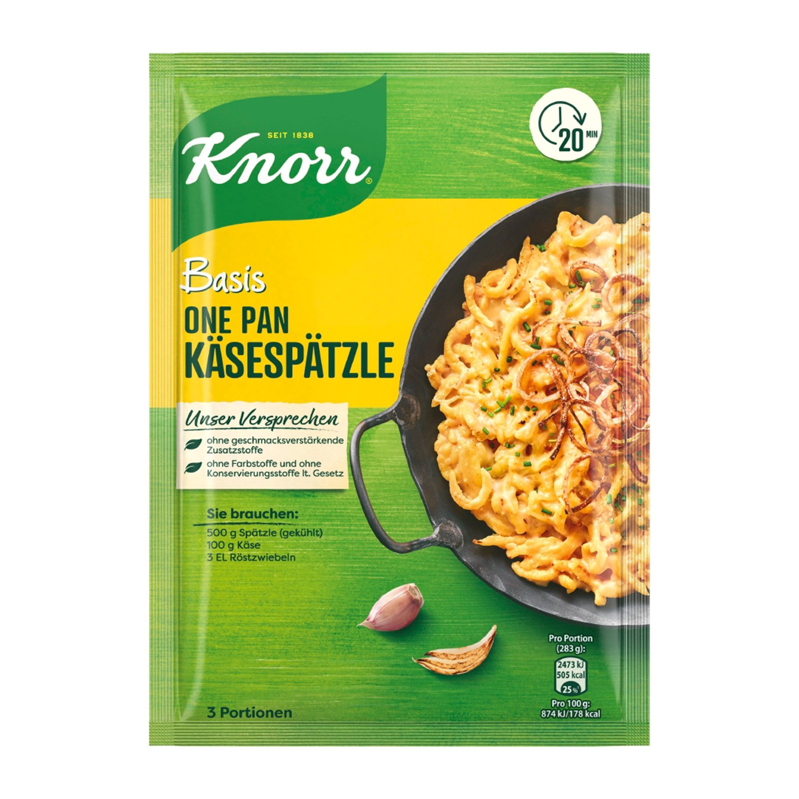 Knorr Basis für Käsespätzle