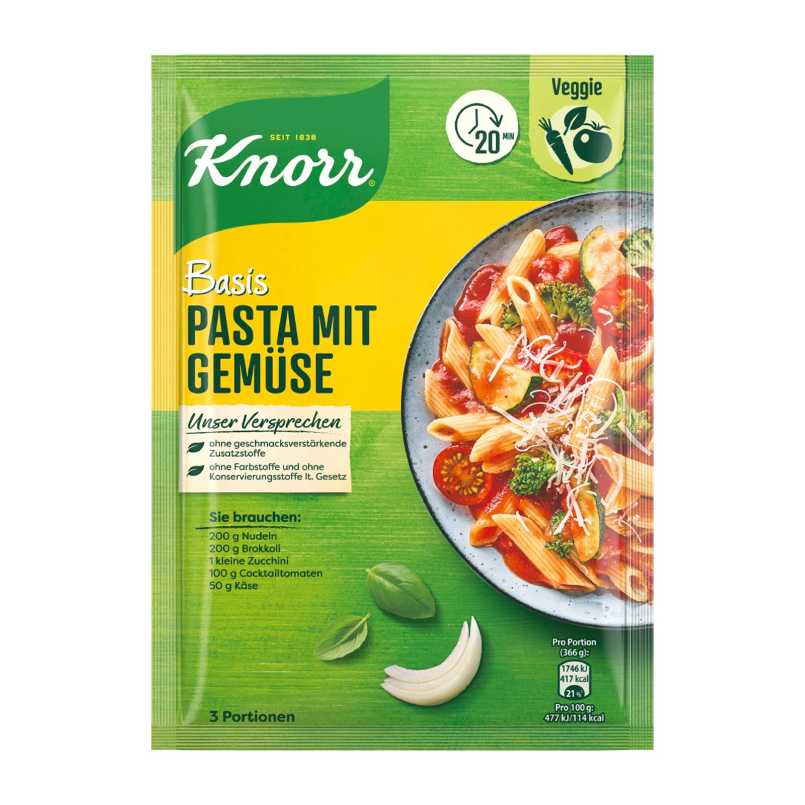 Knorr Basis für Pasta Gemüse