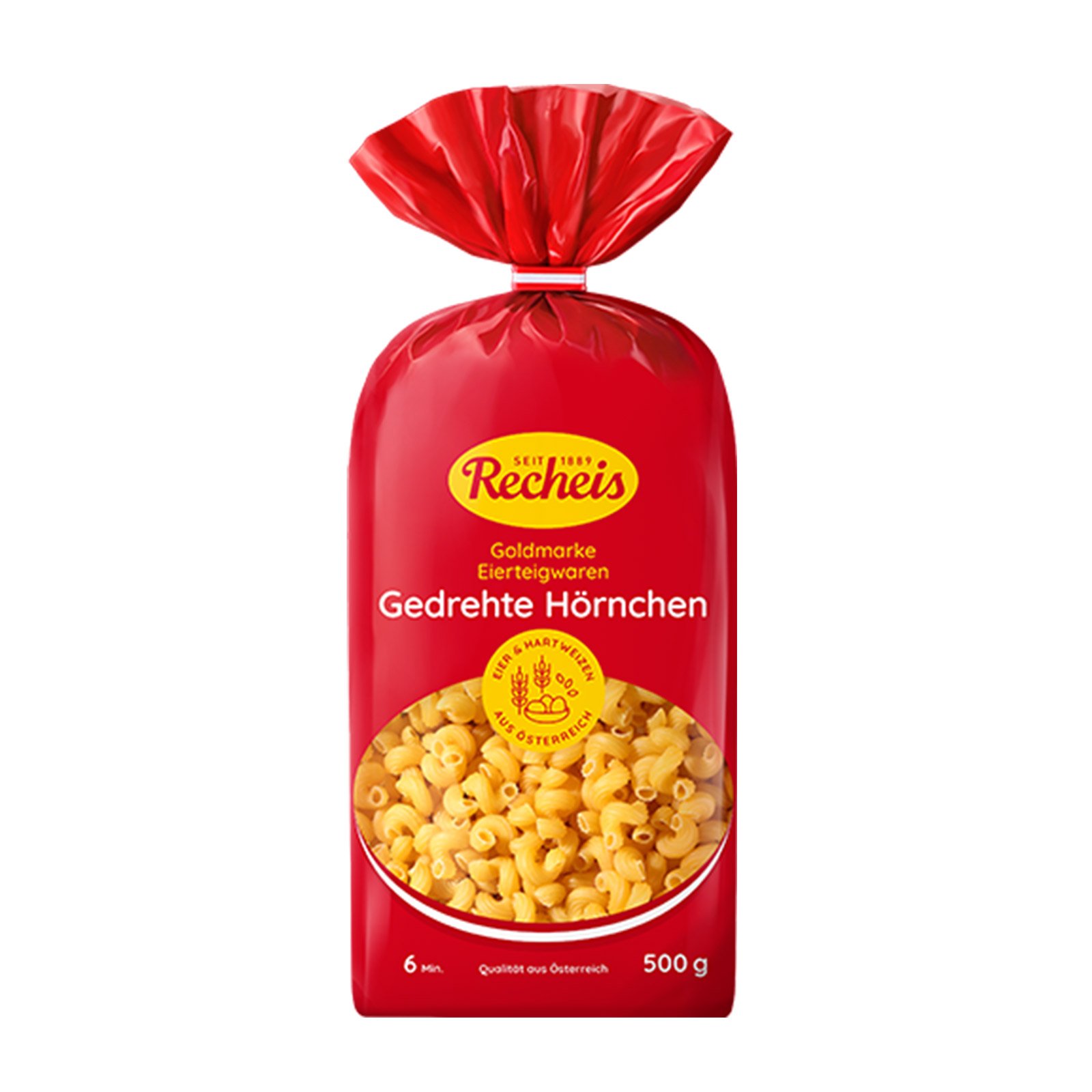 Recheis Goldmarke Hörnchen gedreht