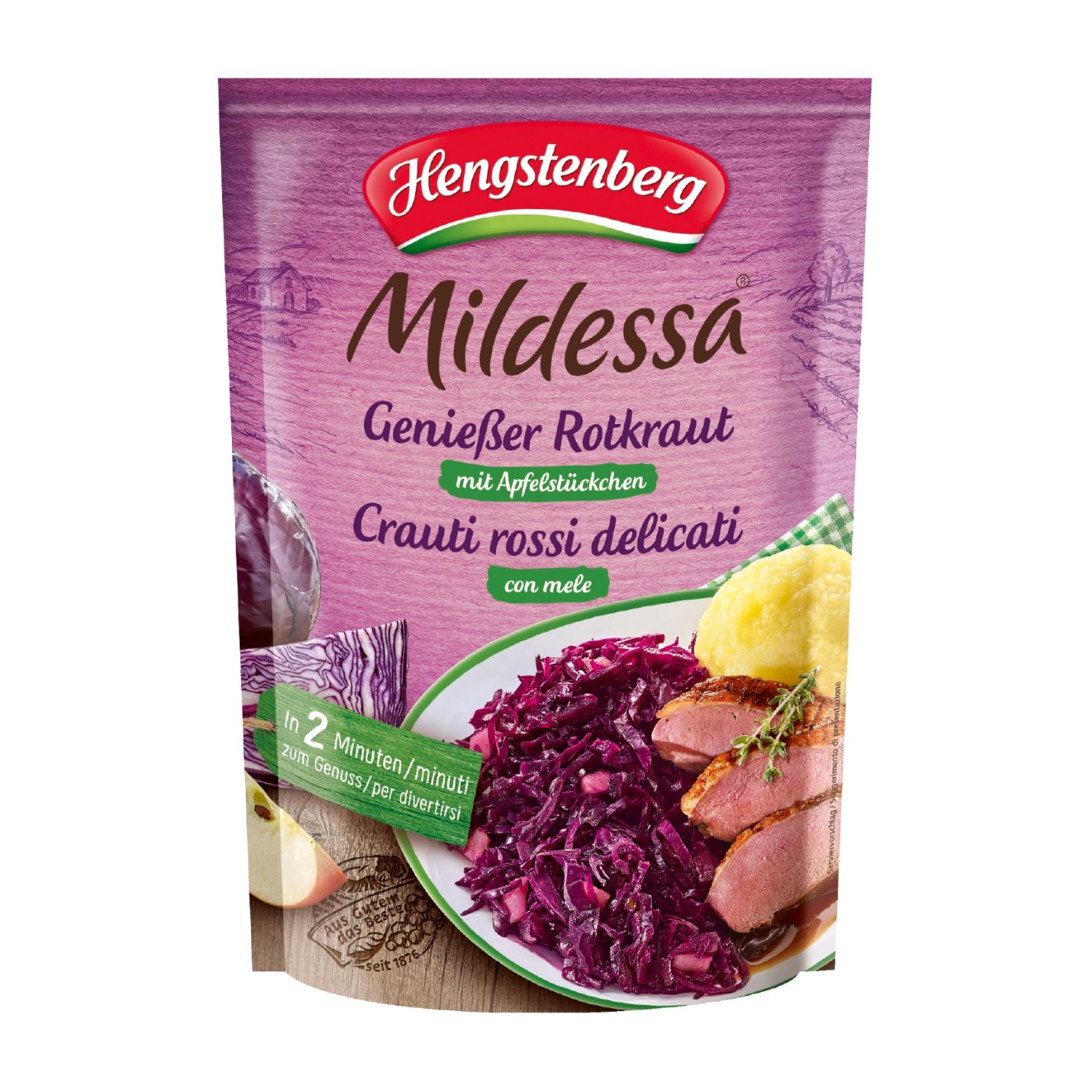 Hengstenberg Rotkraut mit Apfelstücken