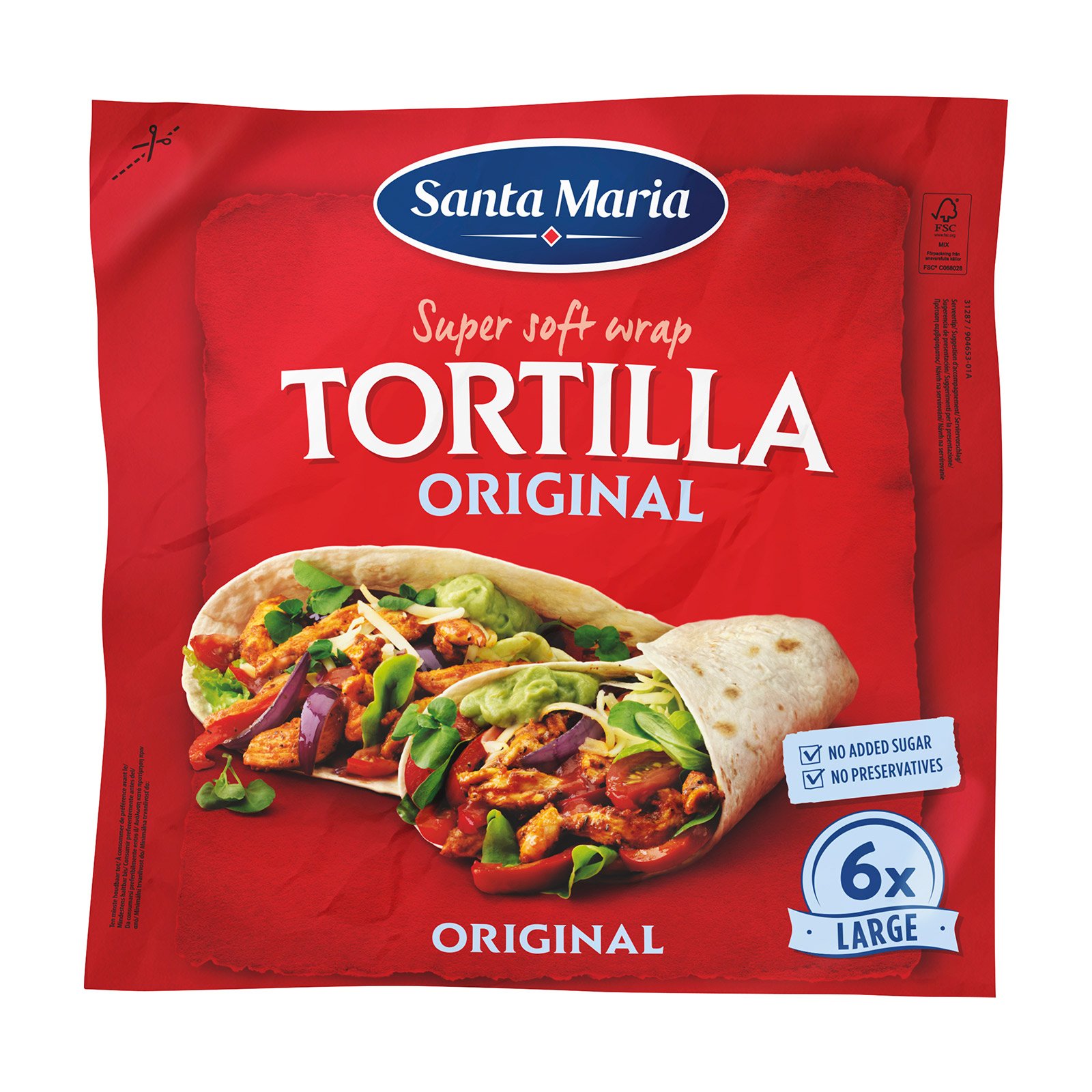 Santa Maria Original Tortilla Large