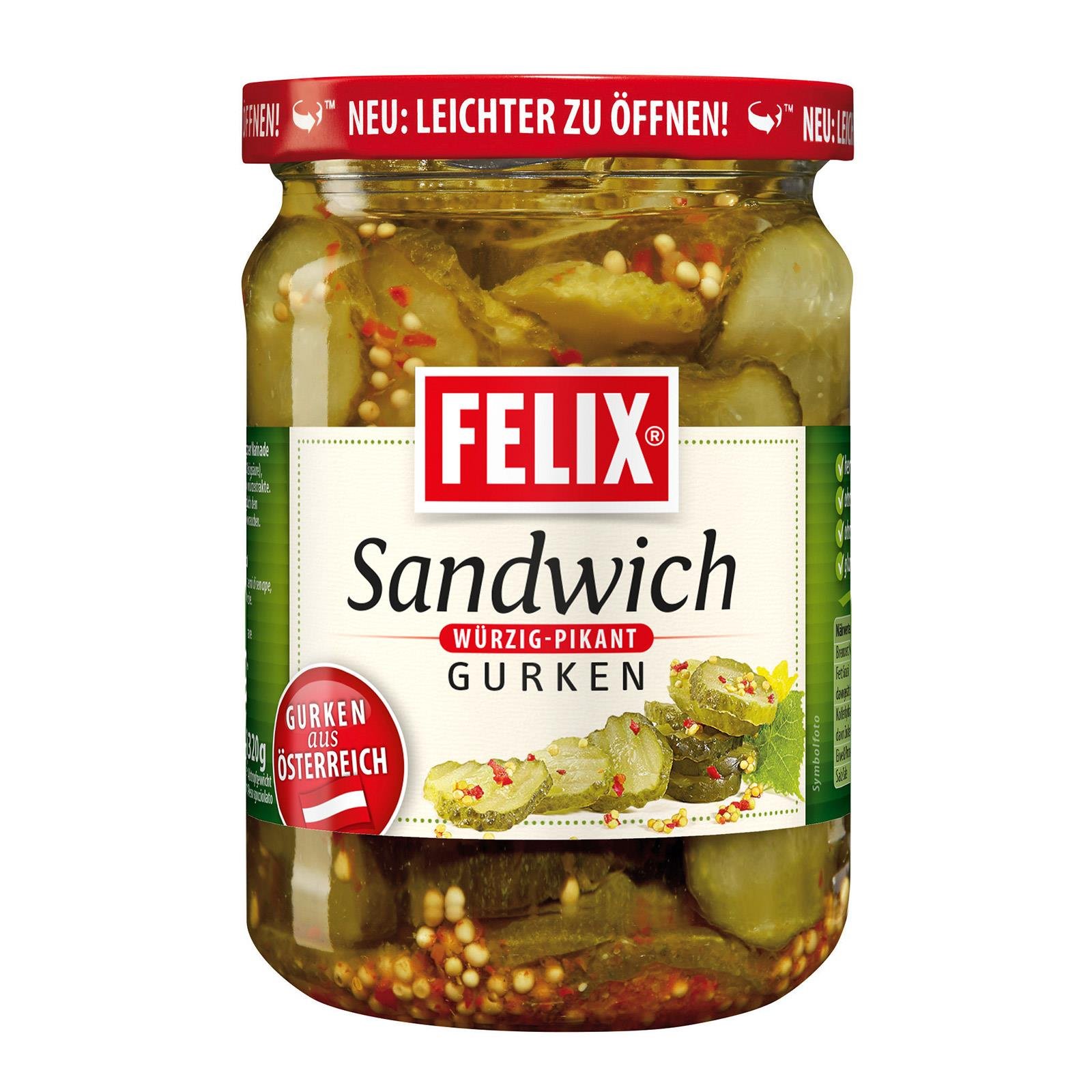 Felix Sandwichgurken pikant
