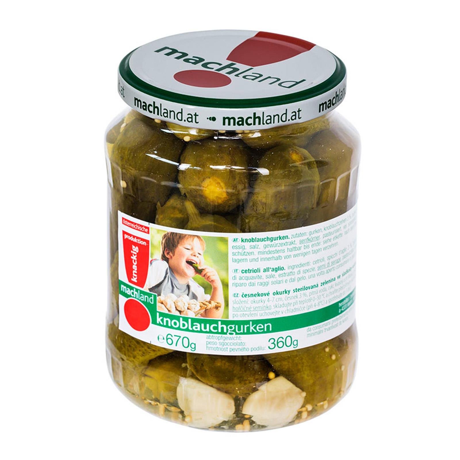 Machland Knoblauchgurken
