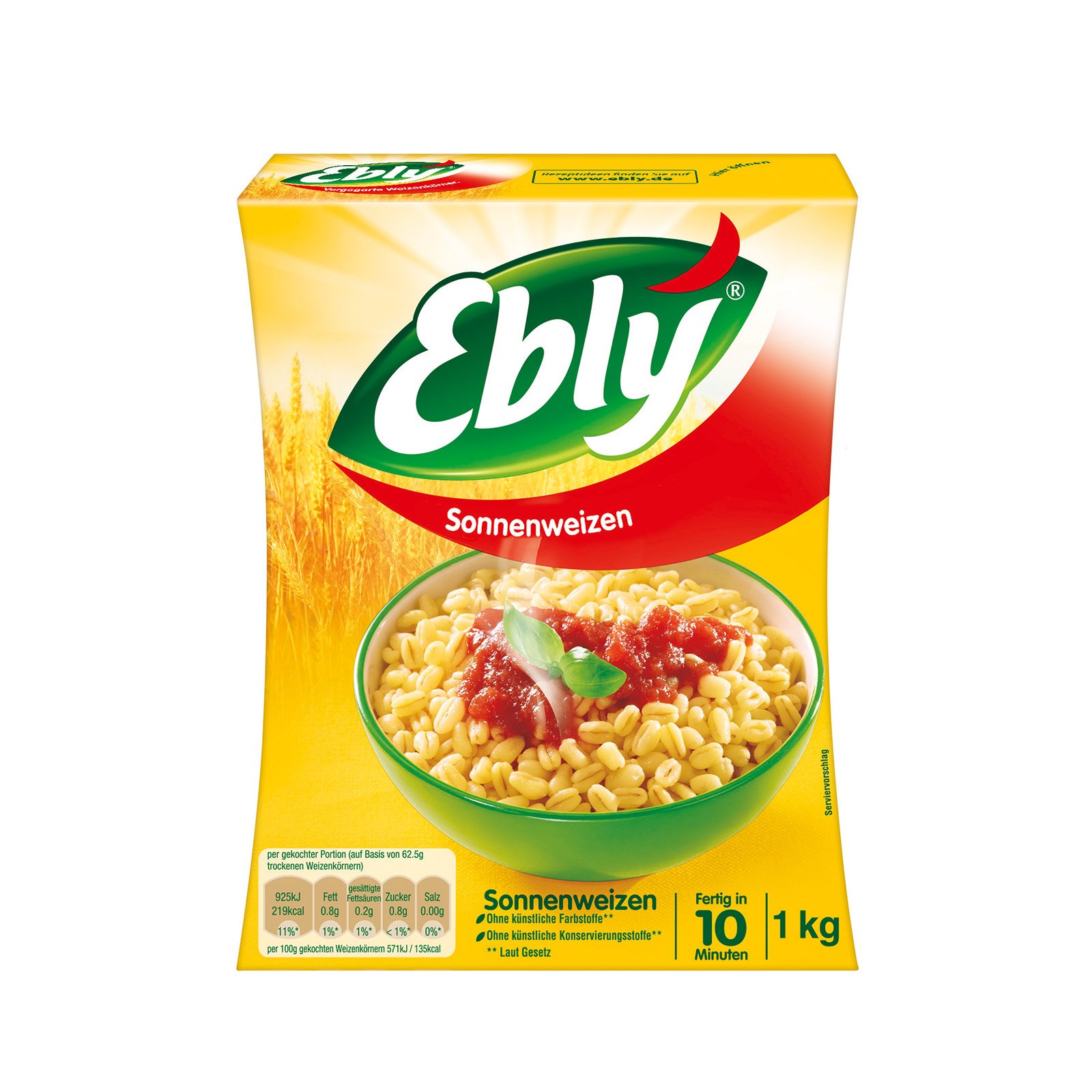 Ebly Sonnenweizen 10 Minuten
