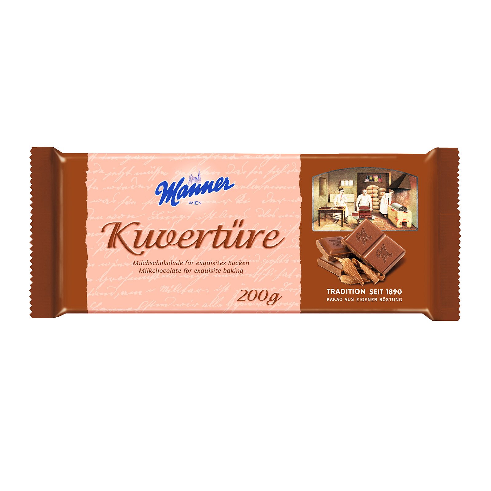 Manner Kuvertüre Milchschokolade