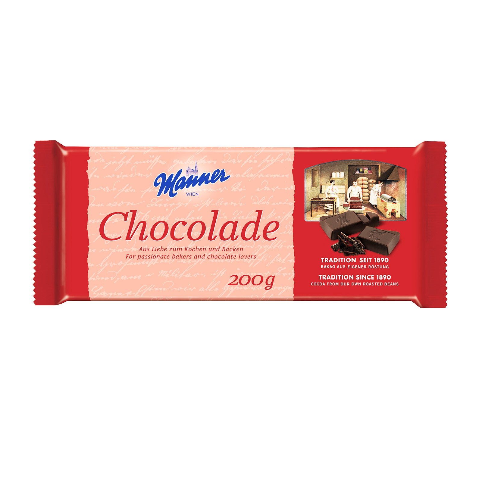 Manner Haushaltsschokolade