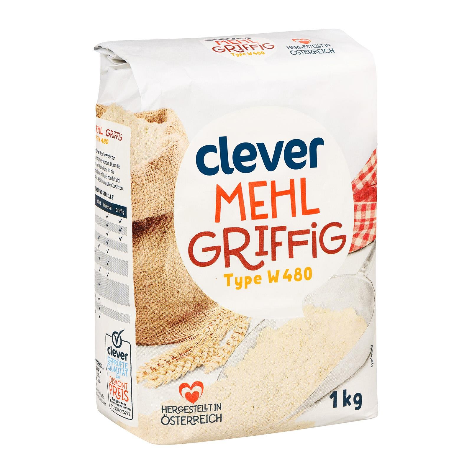 Clever Mehl Griffig