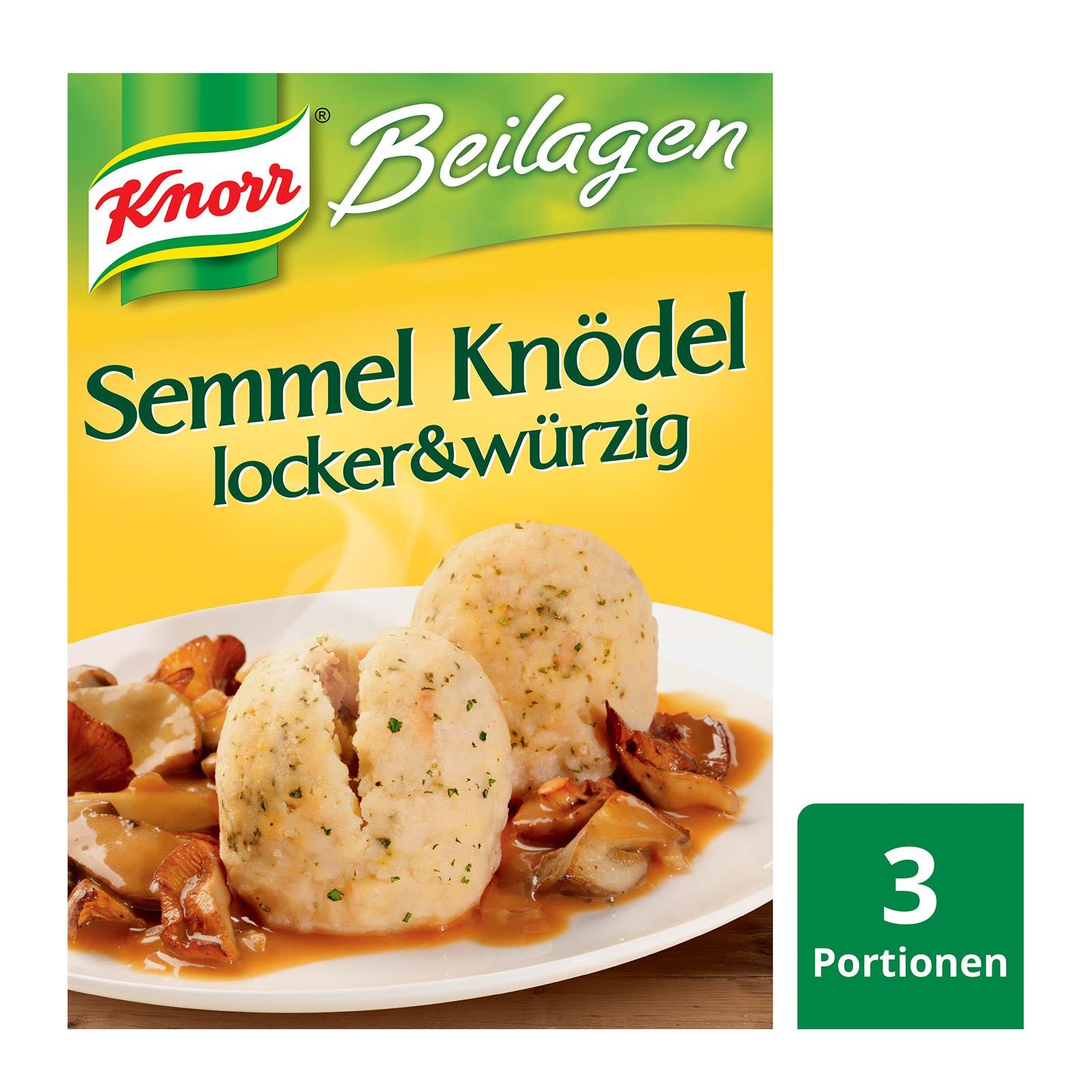 Knorr Semmelknödel im Kochbeutel