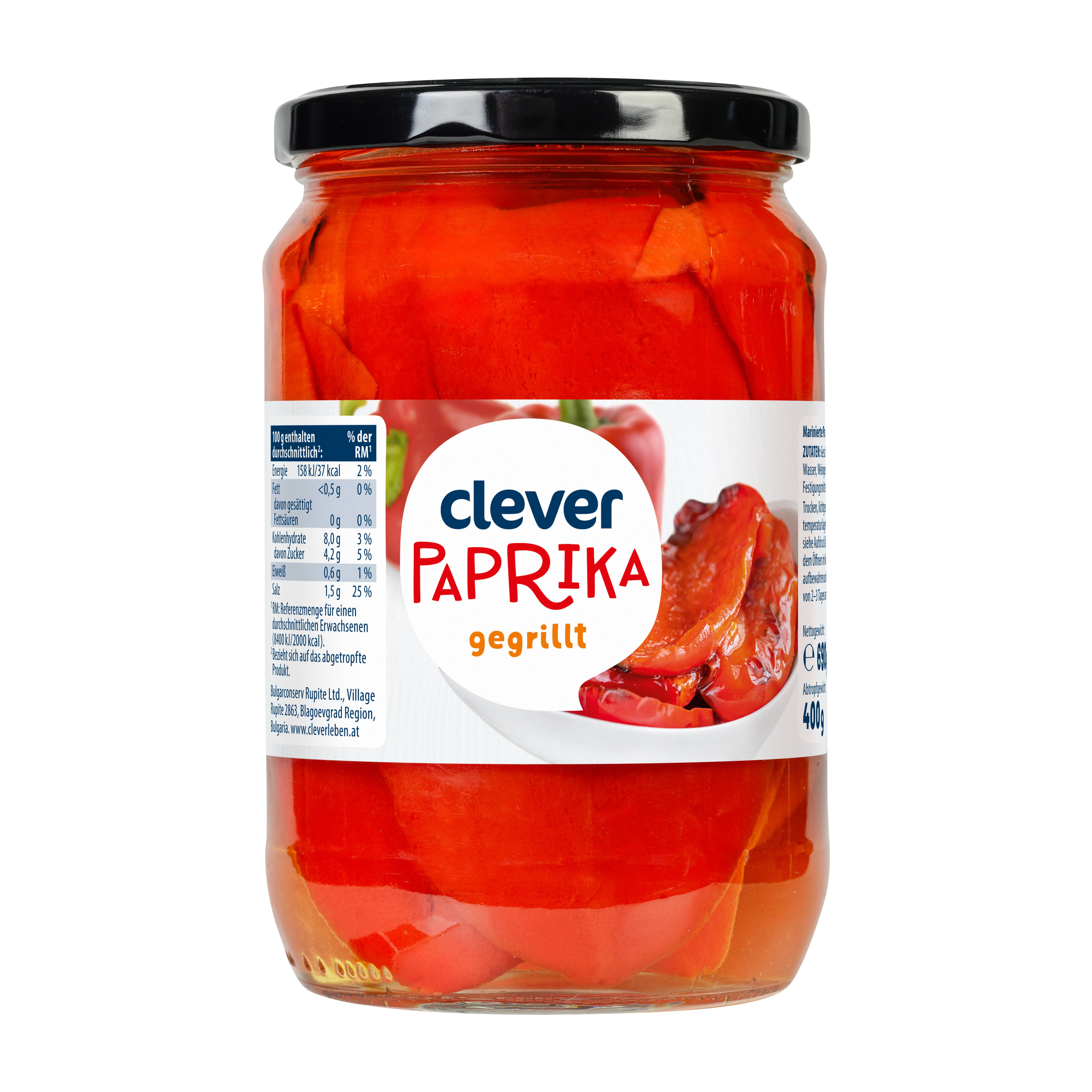Clever Gegrillte Paprika