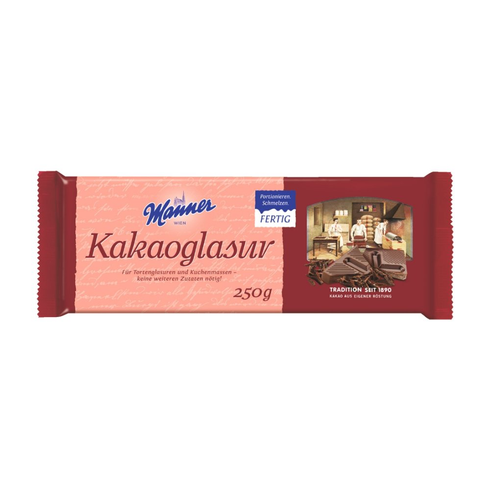 Manner Kakaoglasur