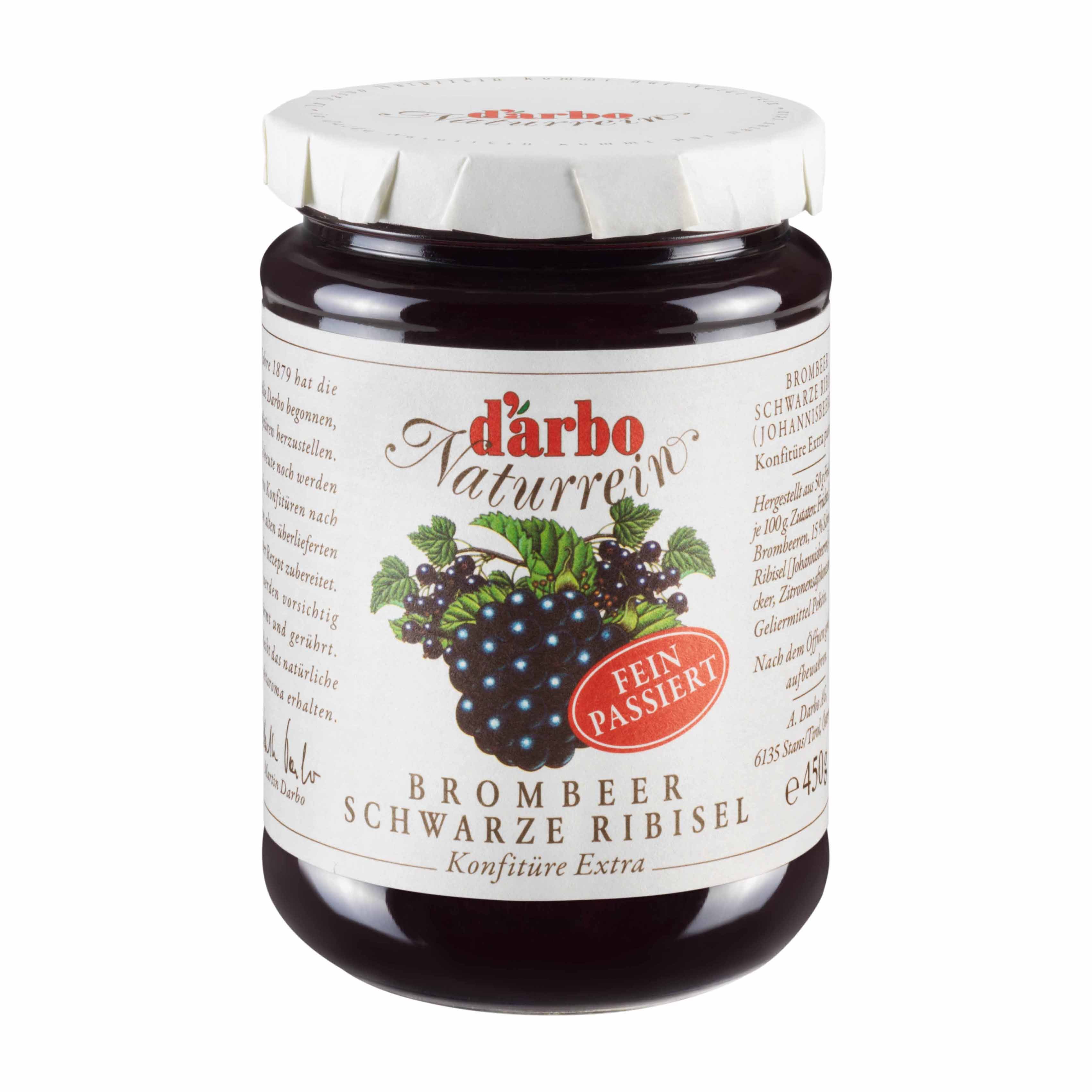 Darbo Brombeer-Schwarze Ribisel Konfitüre
