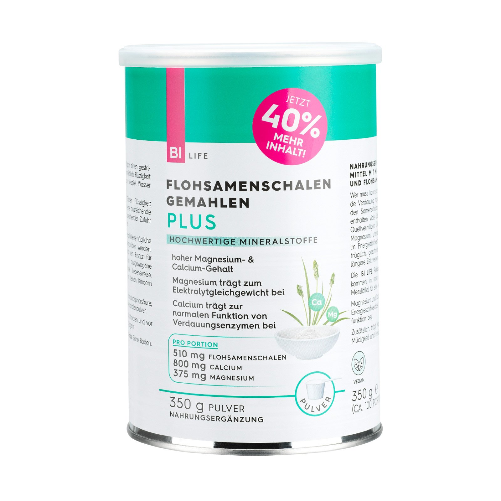 BI LIFE Flohsamenschalen