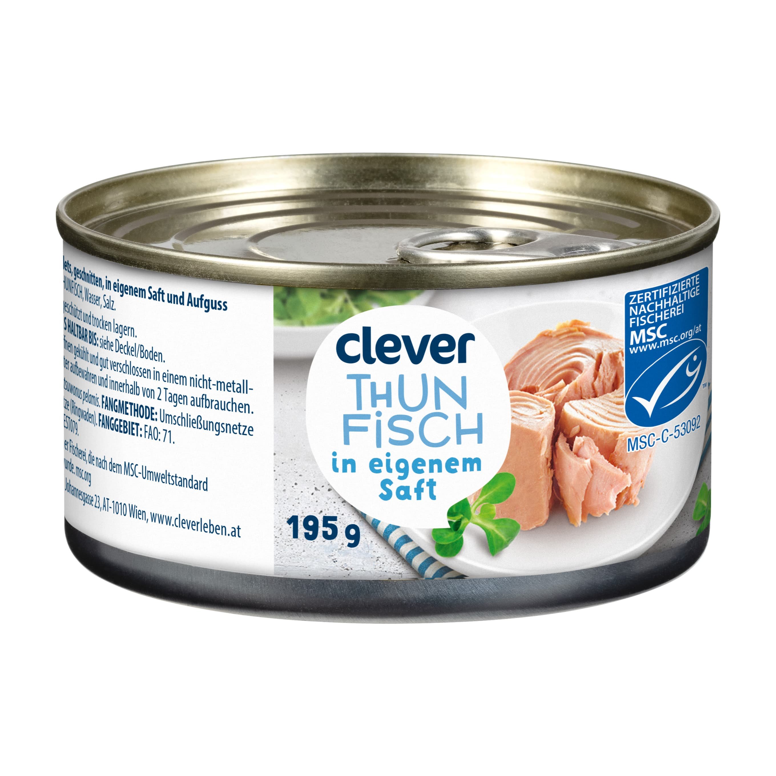 Clever Thunfisch im eigenen Saft