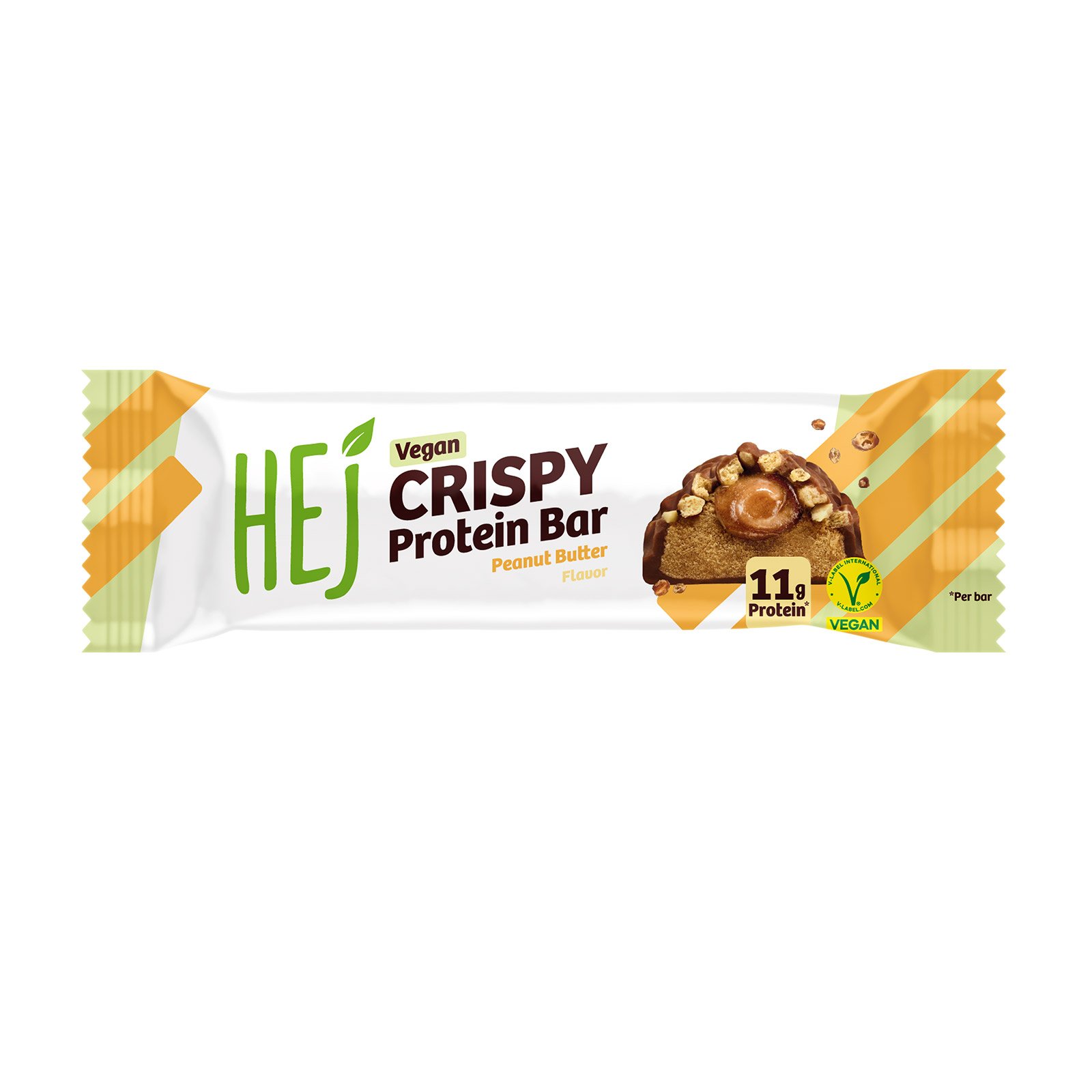 Hej Riegel Vegan Crispy Protein Bar Peanut Butter