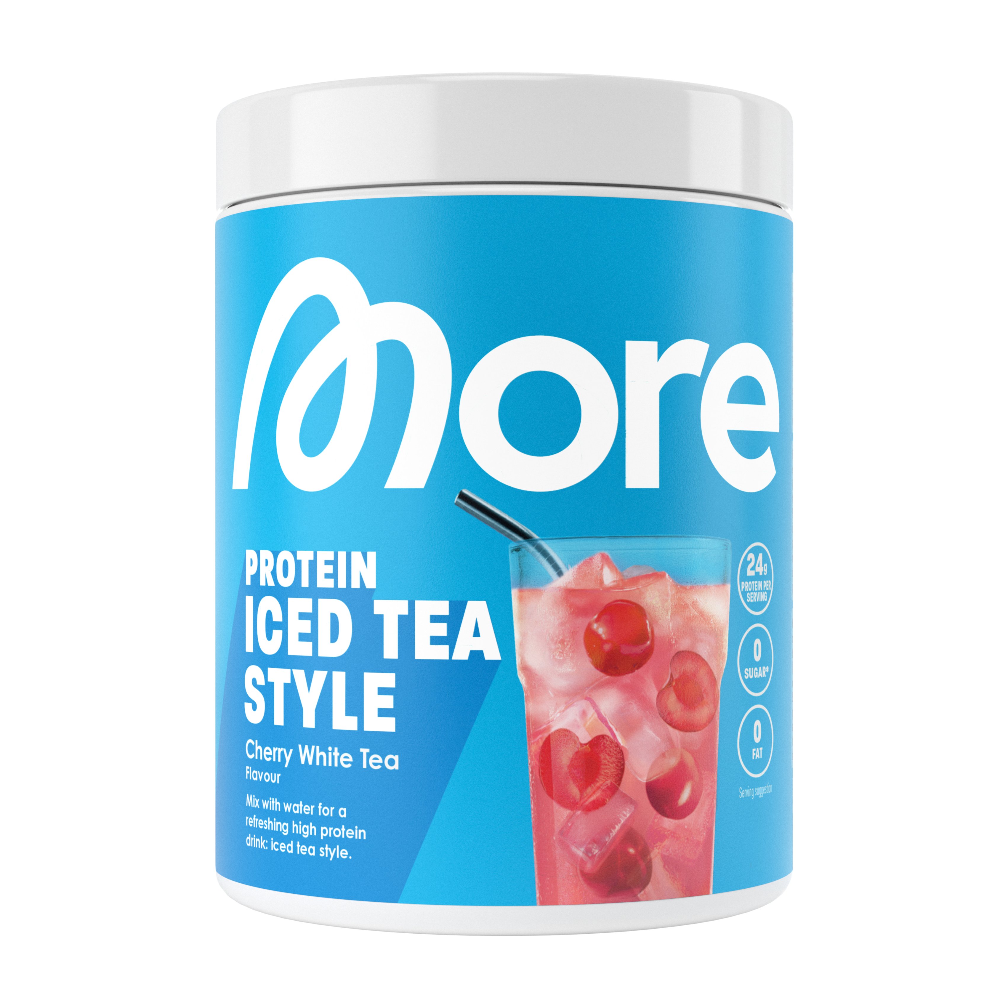 More Protein Cherry White Tea Pulver