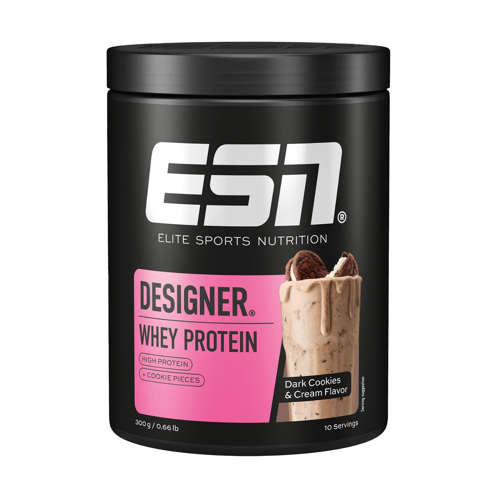 ESN Designer Whey Dark Cookie & Cream Pulver