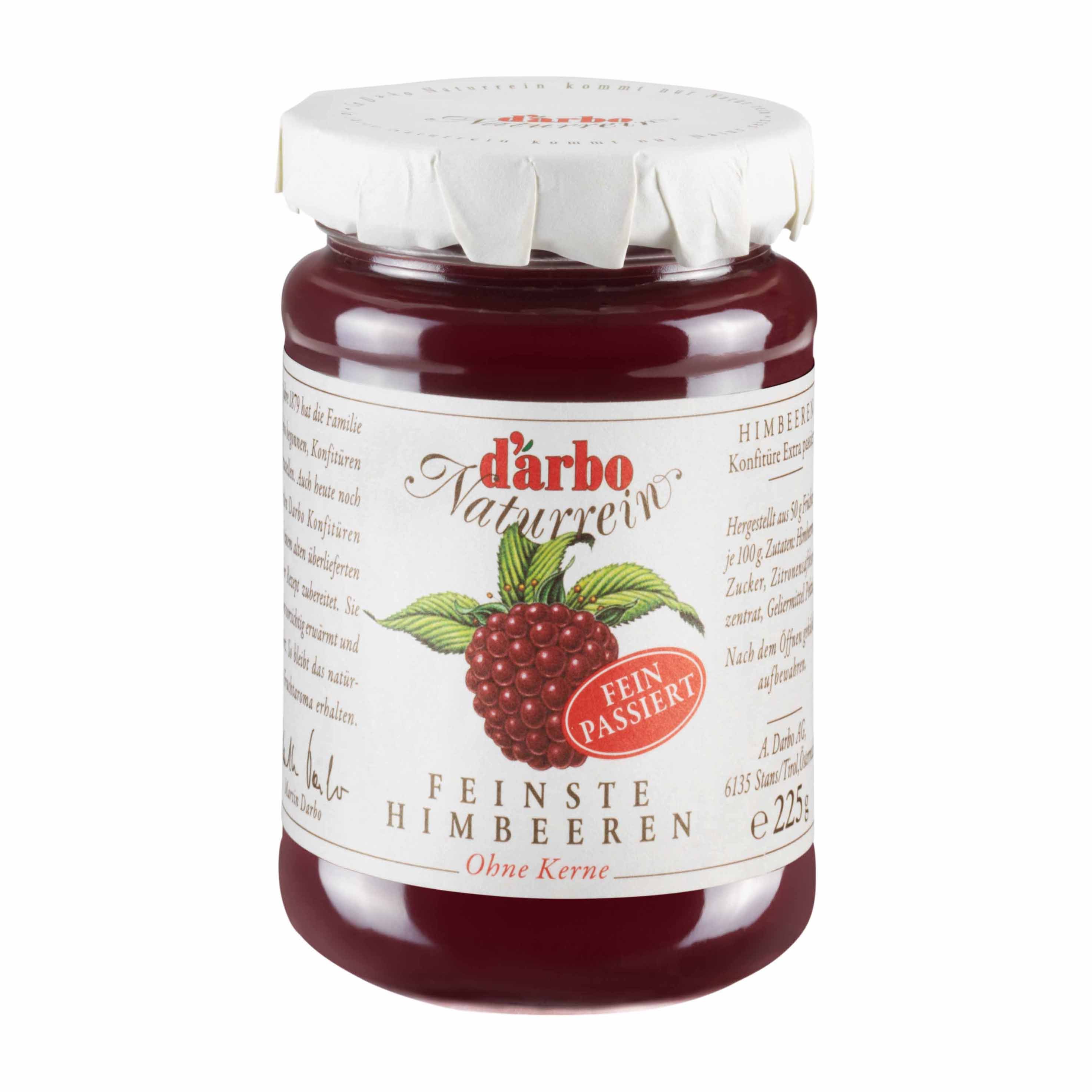 Darbo Himbeer Konfitüre passiert