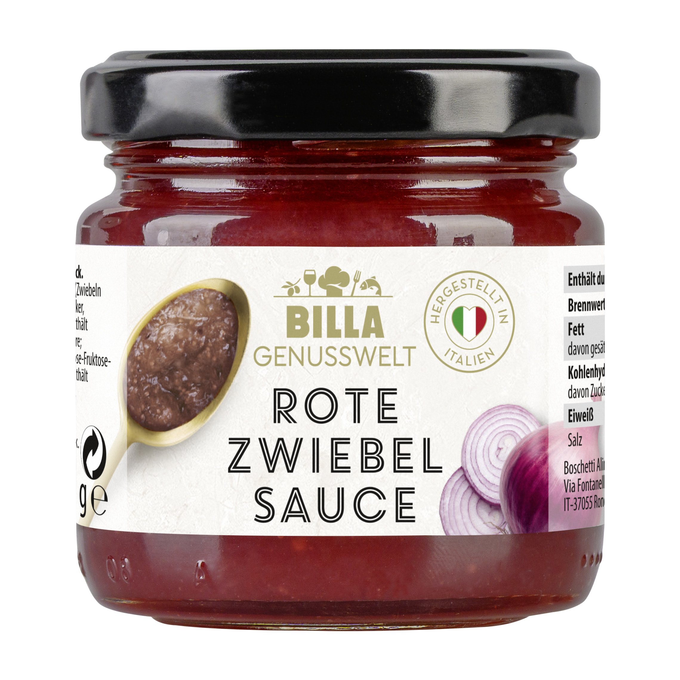 BILLA Genusswelt Rote Zwiebel Sauce