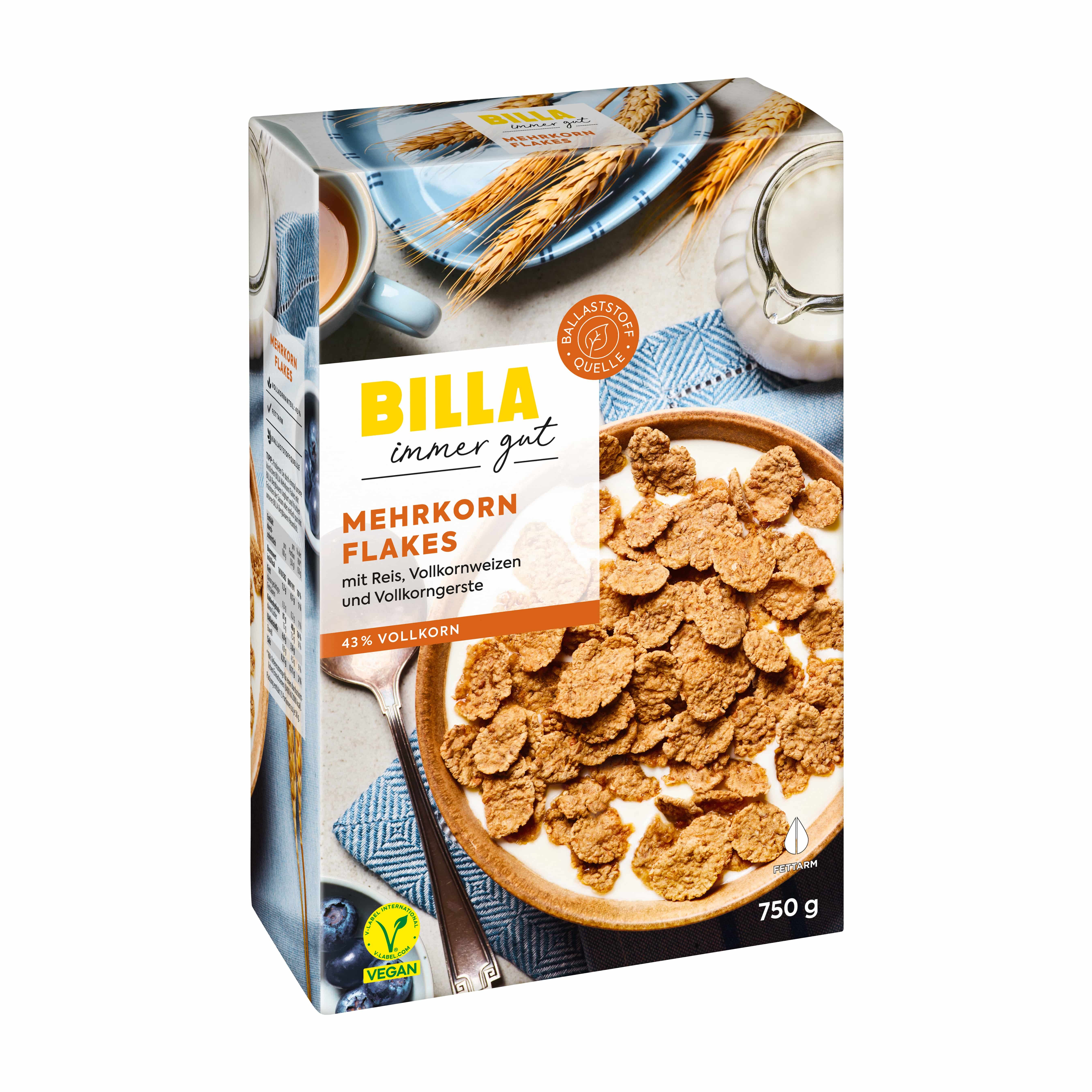 BILLA Mehrkornflakes