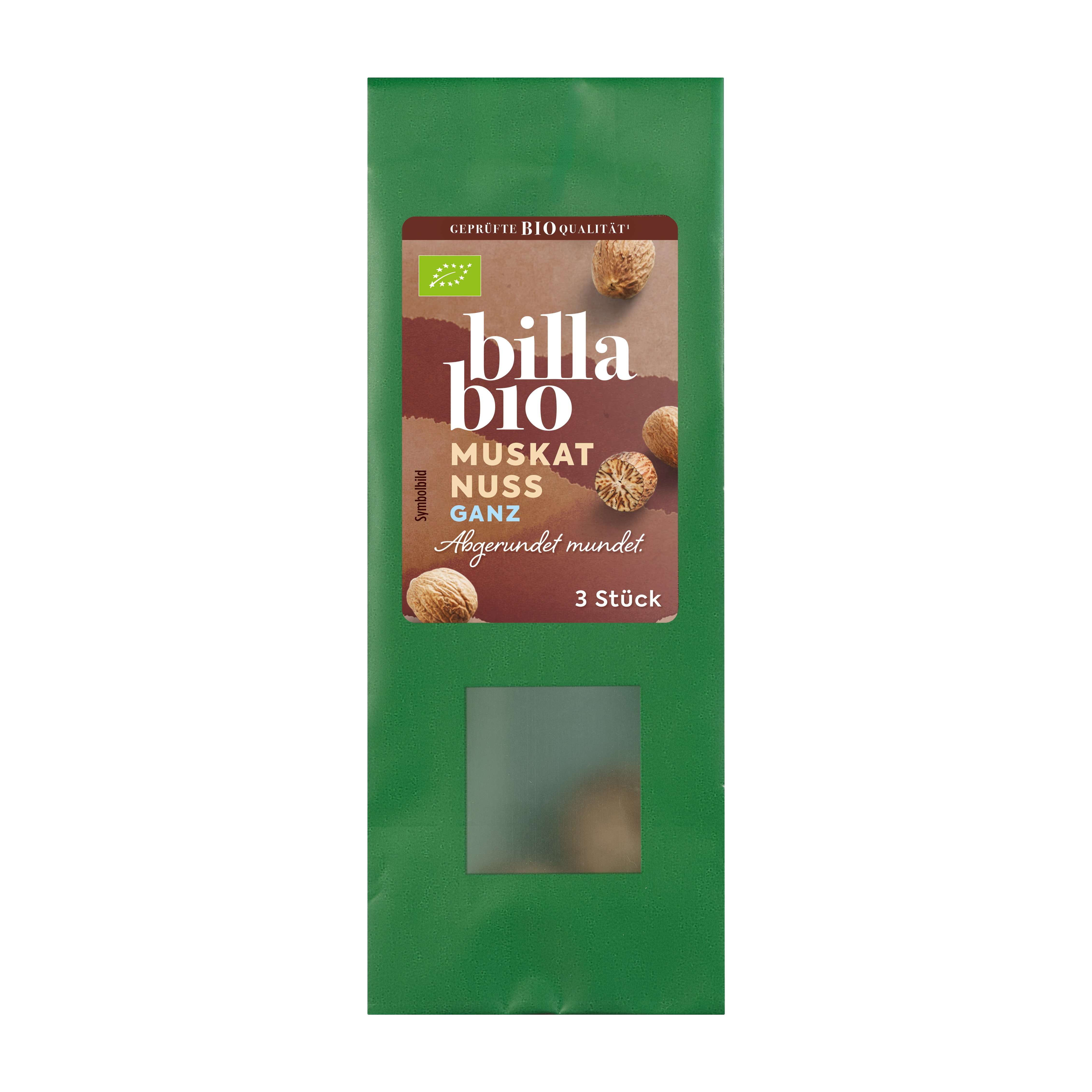 BILLA Bio Muskatnuss Ganz