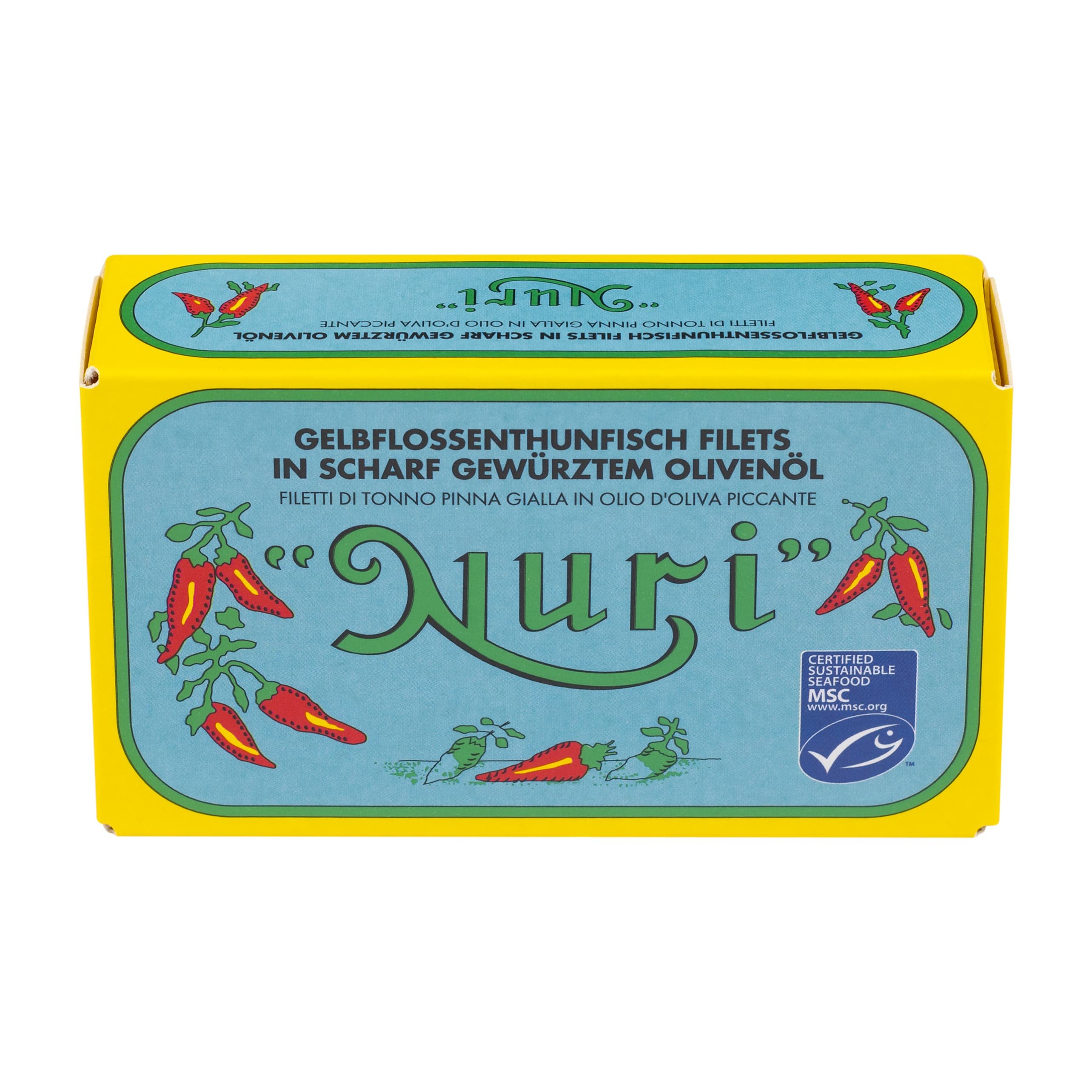 Nuri MSC Yellowfin Thunfisch scharf in Olivenöl