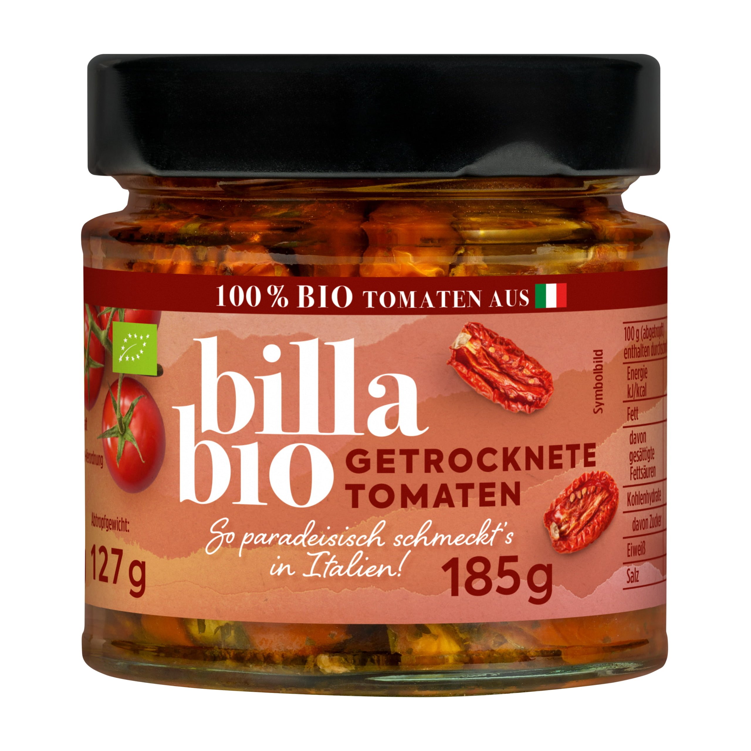BILLA Bio Getrocknete Tomaten in Öl