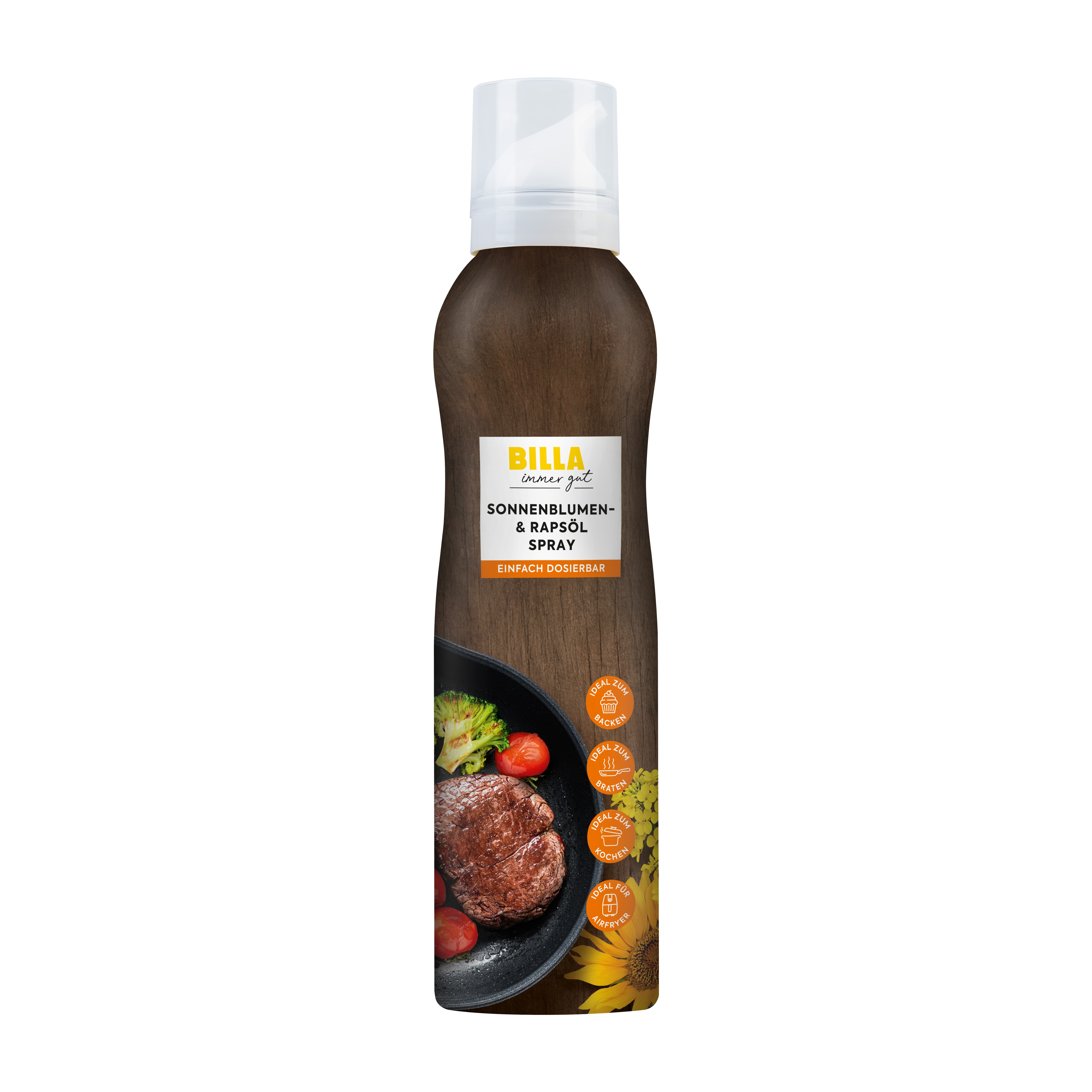BILLA Sonnenblumen- & Rapsöl Spray