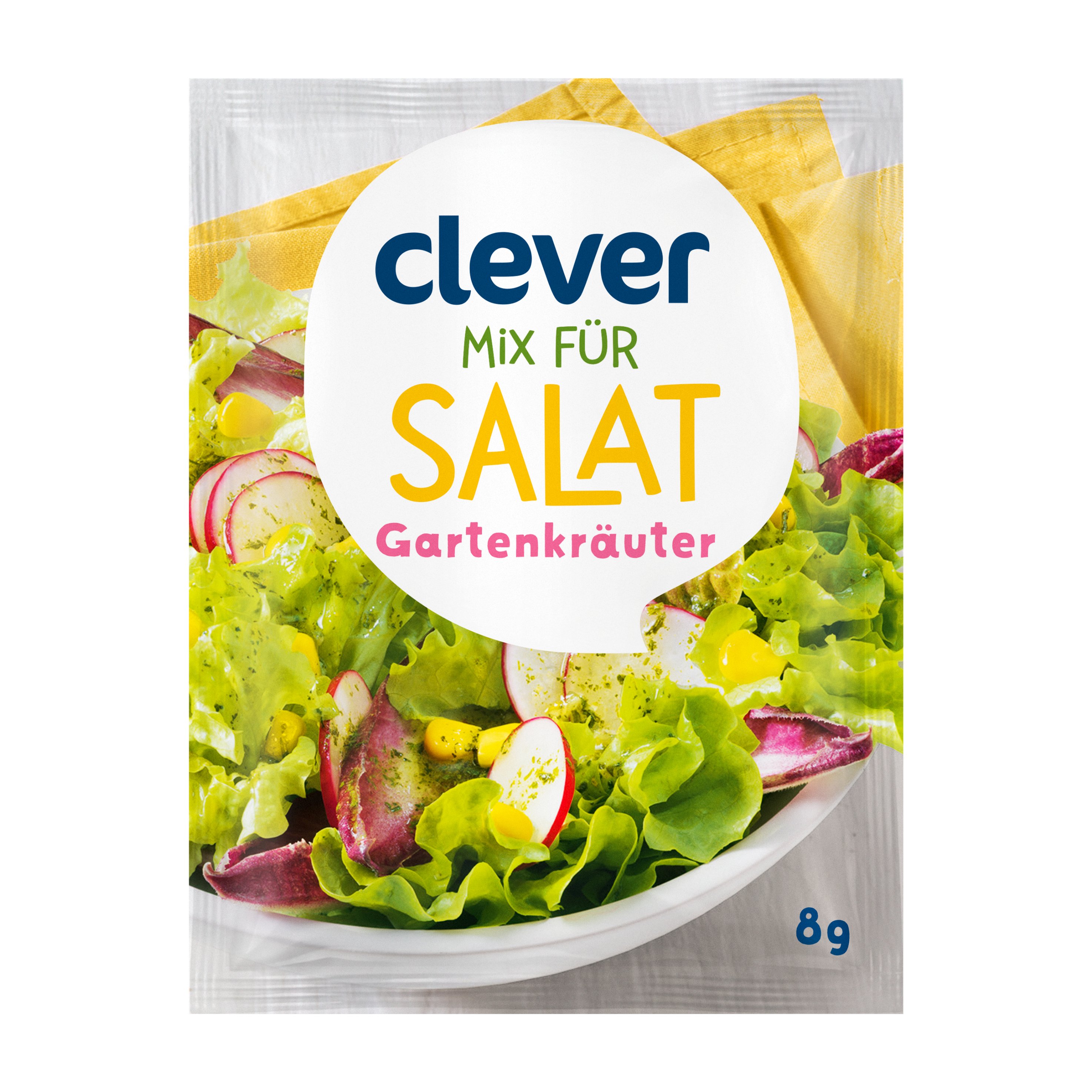 Clever Salatmix Gartenkräuter