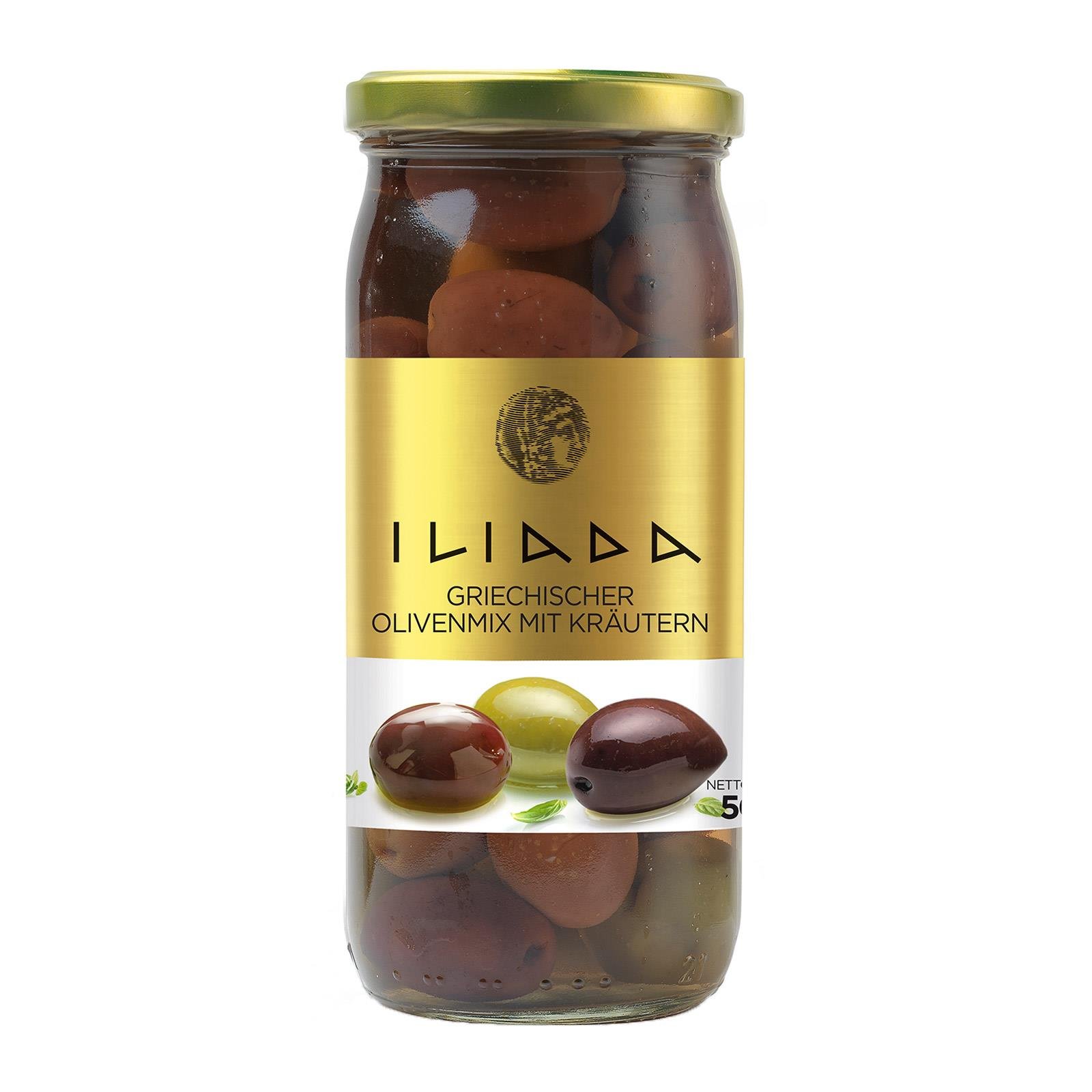 Iliada Griechischer Olivenmix mit Kräutern