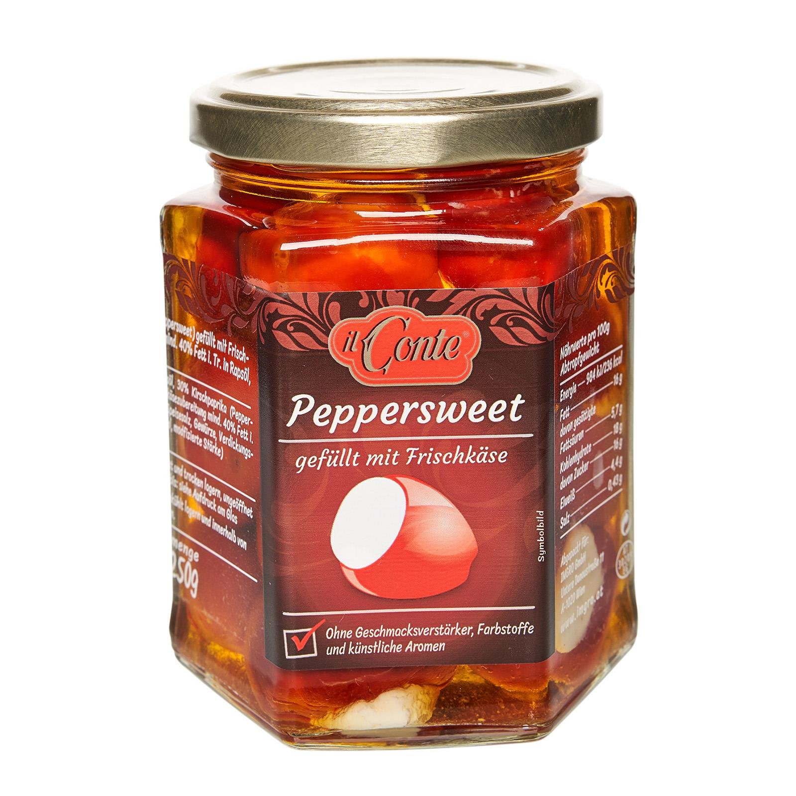 Il Conte Peppersweet mit Frischkäse