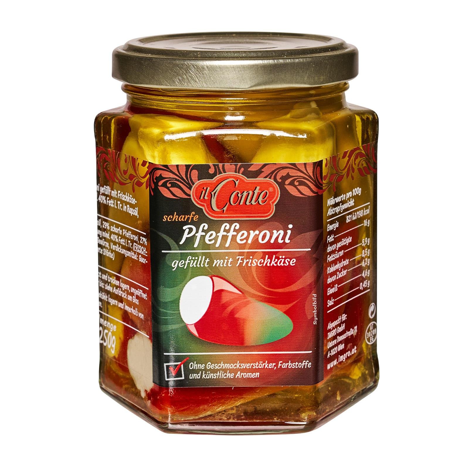Il Conte Pfefferoni mit Frischkäse