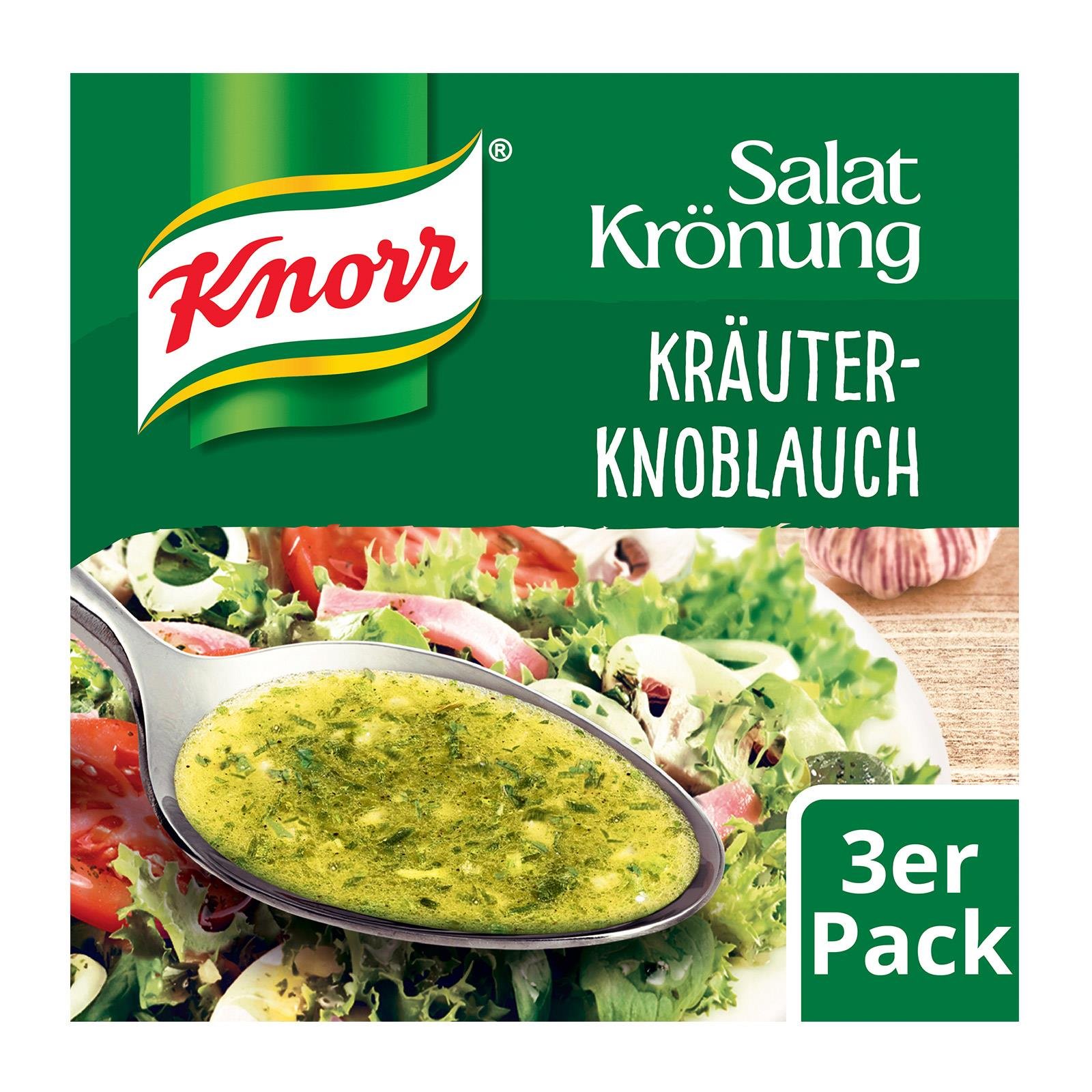 Knorr Salatkrönung Kräuter-Knoblauch 3er