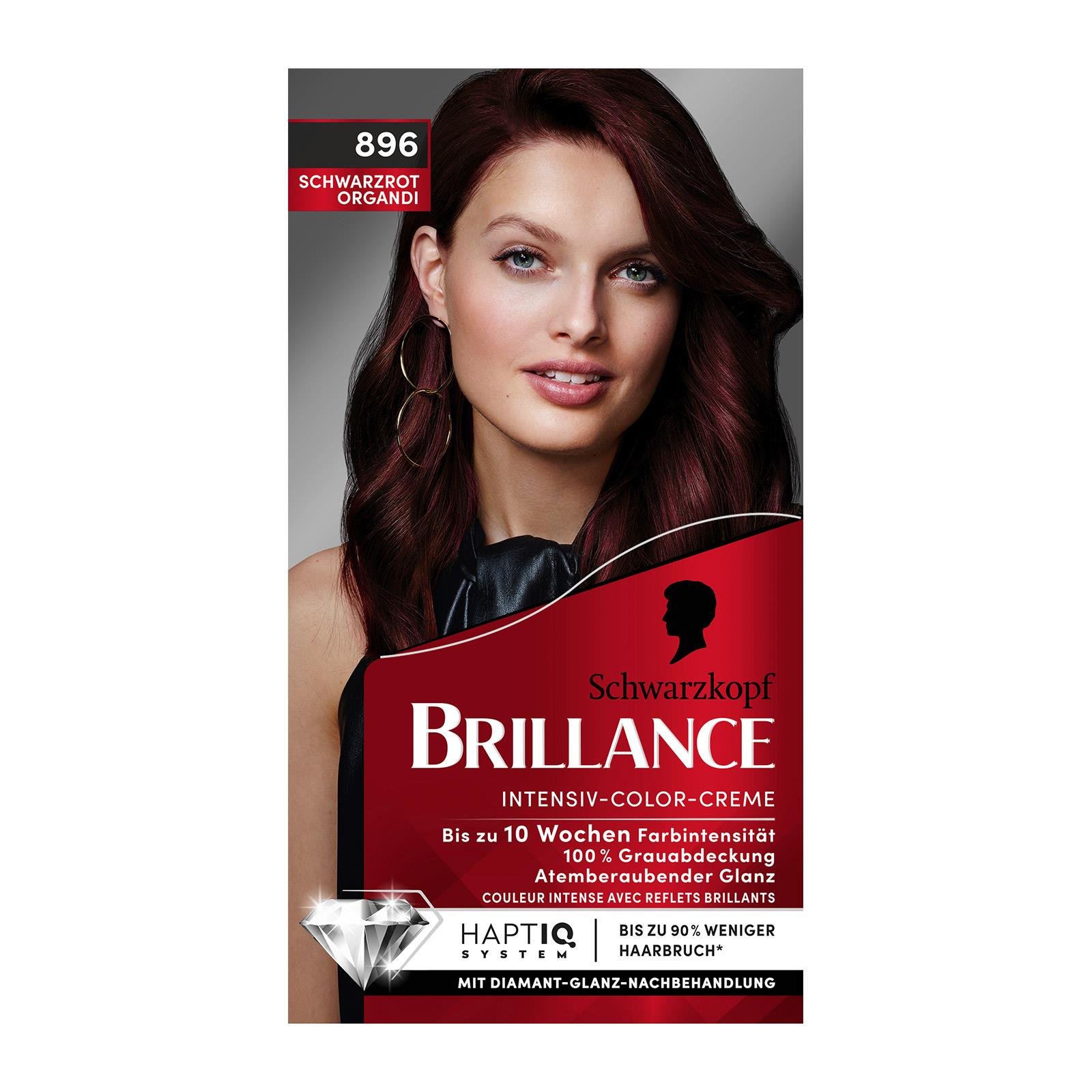 Brillance Intensiv-Color-Creme Nr. 896 Schwarzrot