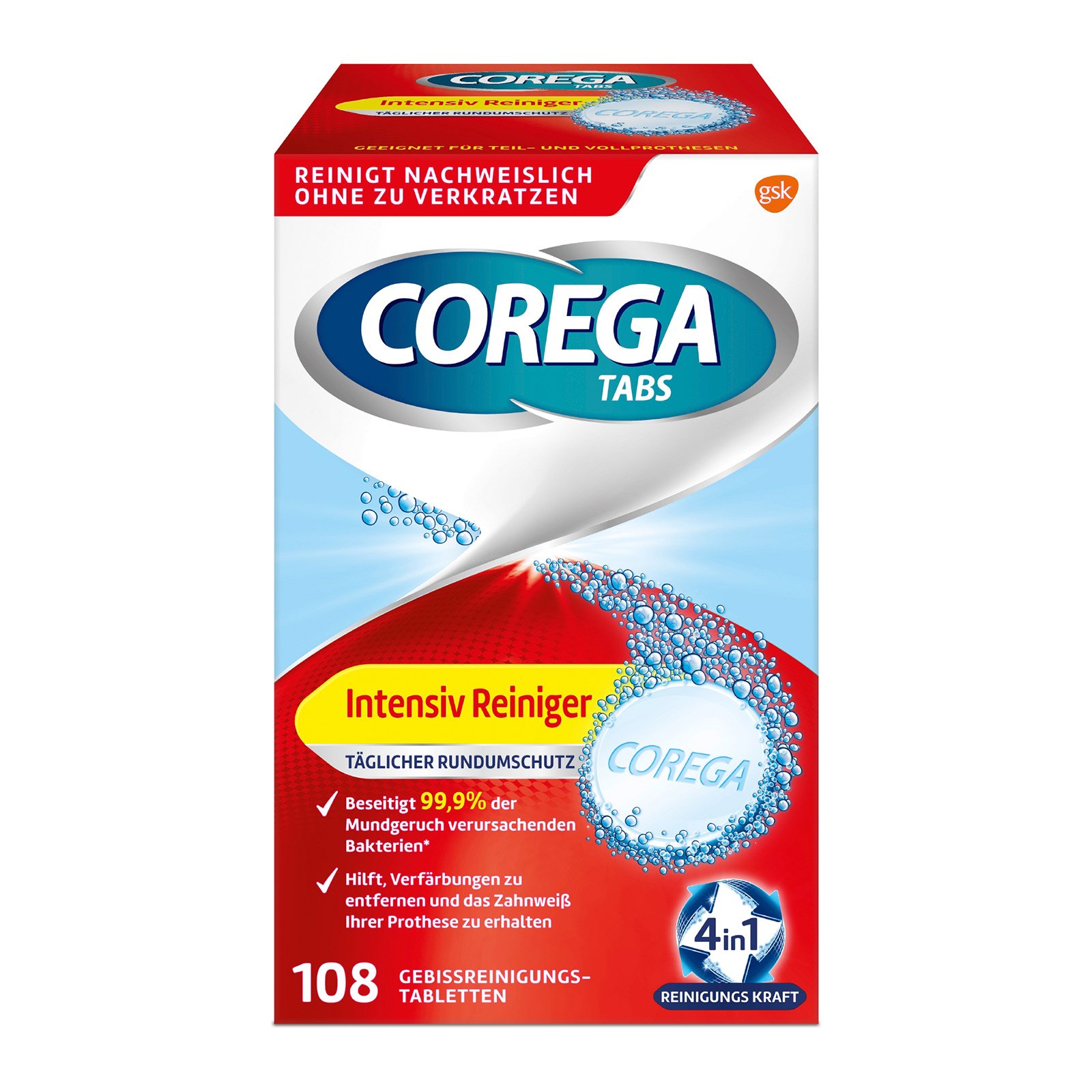 Corega Zahnersatzreiniger Intensiv Tabs