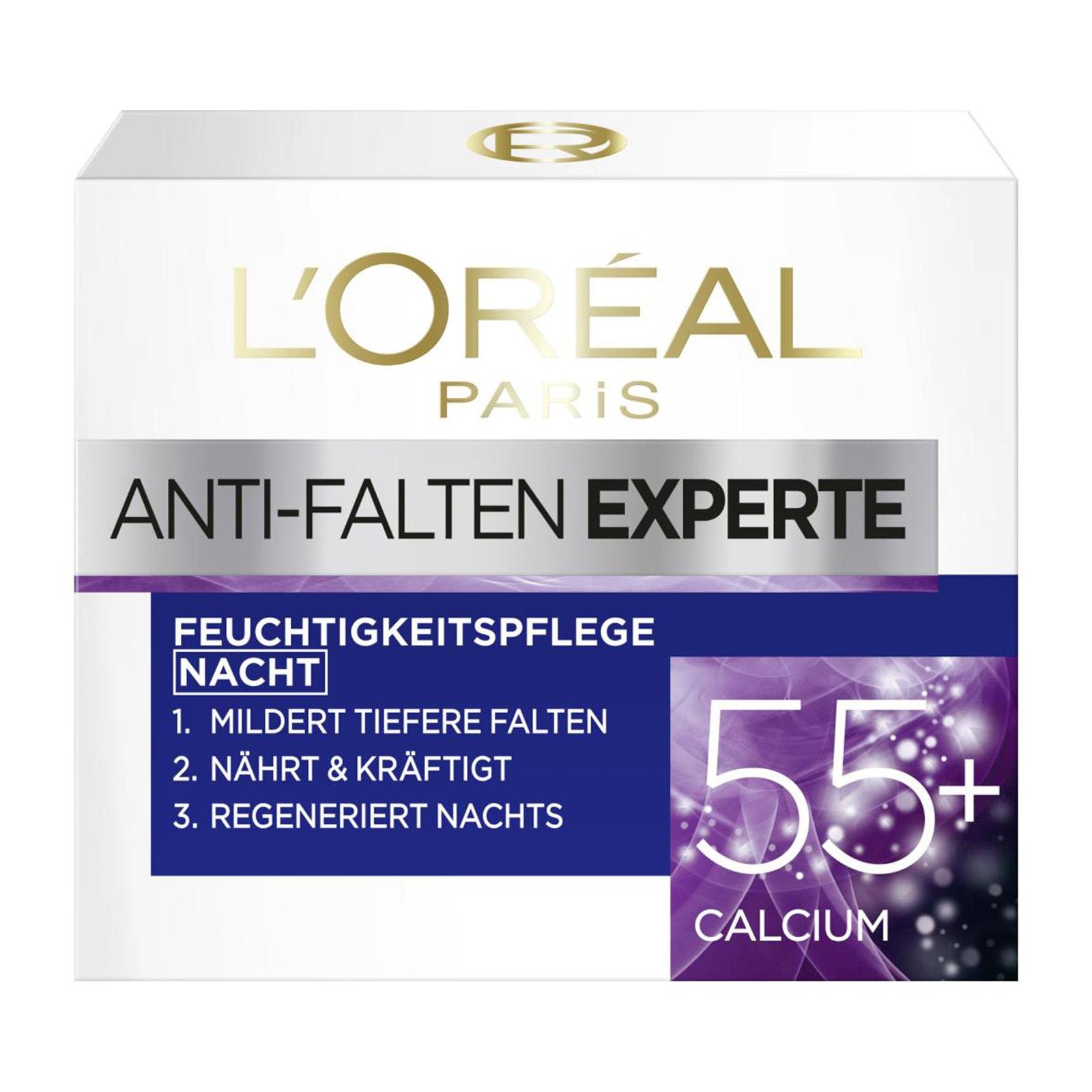 L'Oreal Anti-Falten Nachtcreme 55+