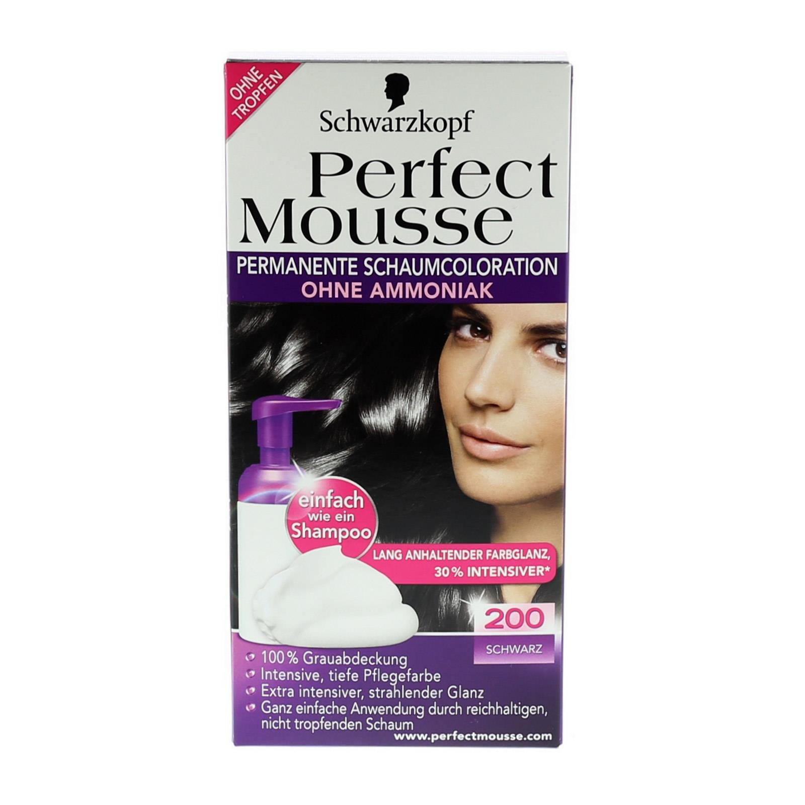 Schwarzkopf Perfect Mousse Nr. 200 Schwarz