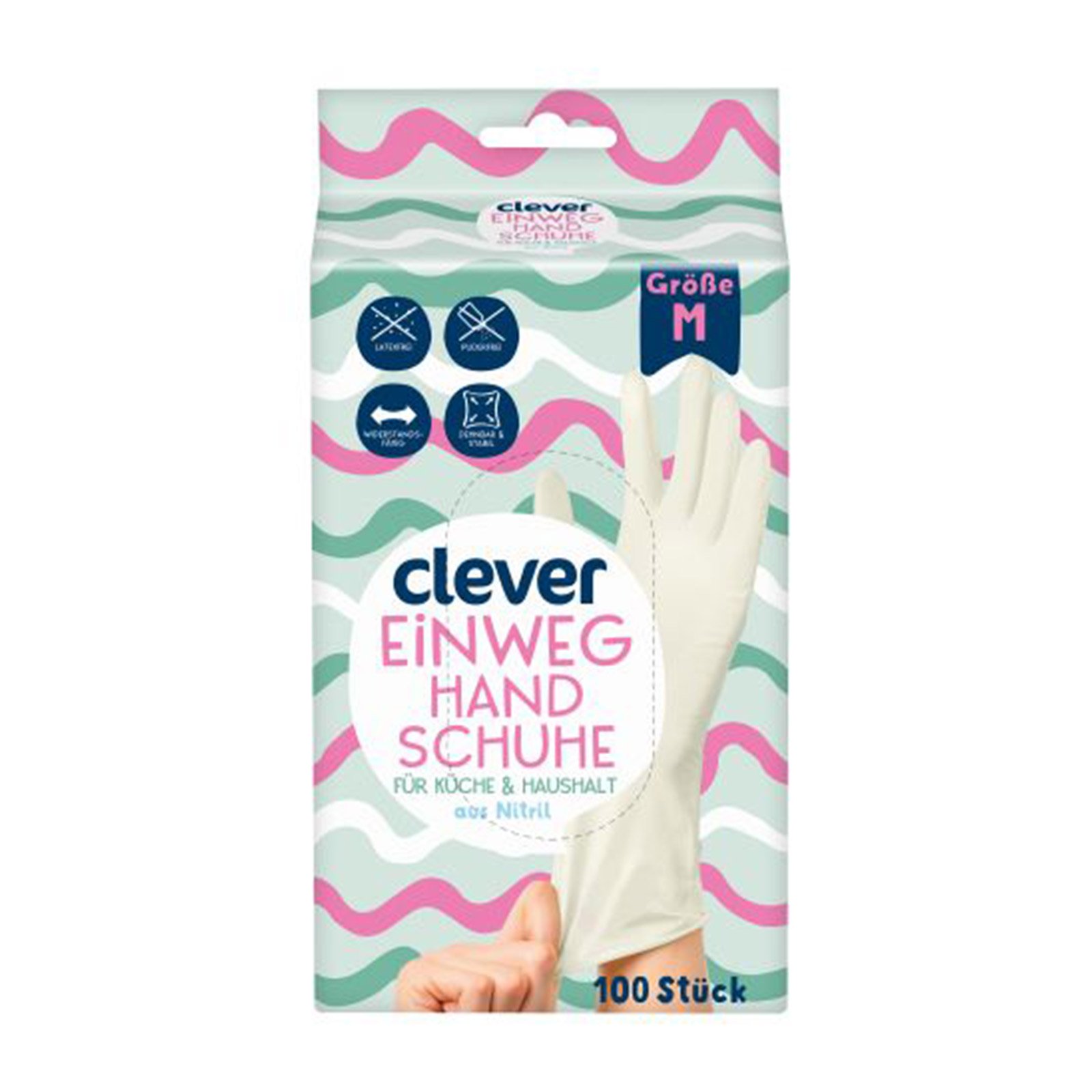 Clever Einweg Handschuhe Nitril M
