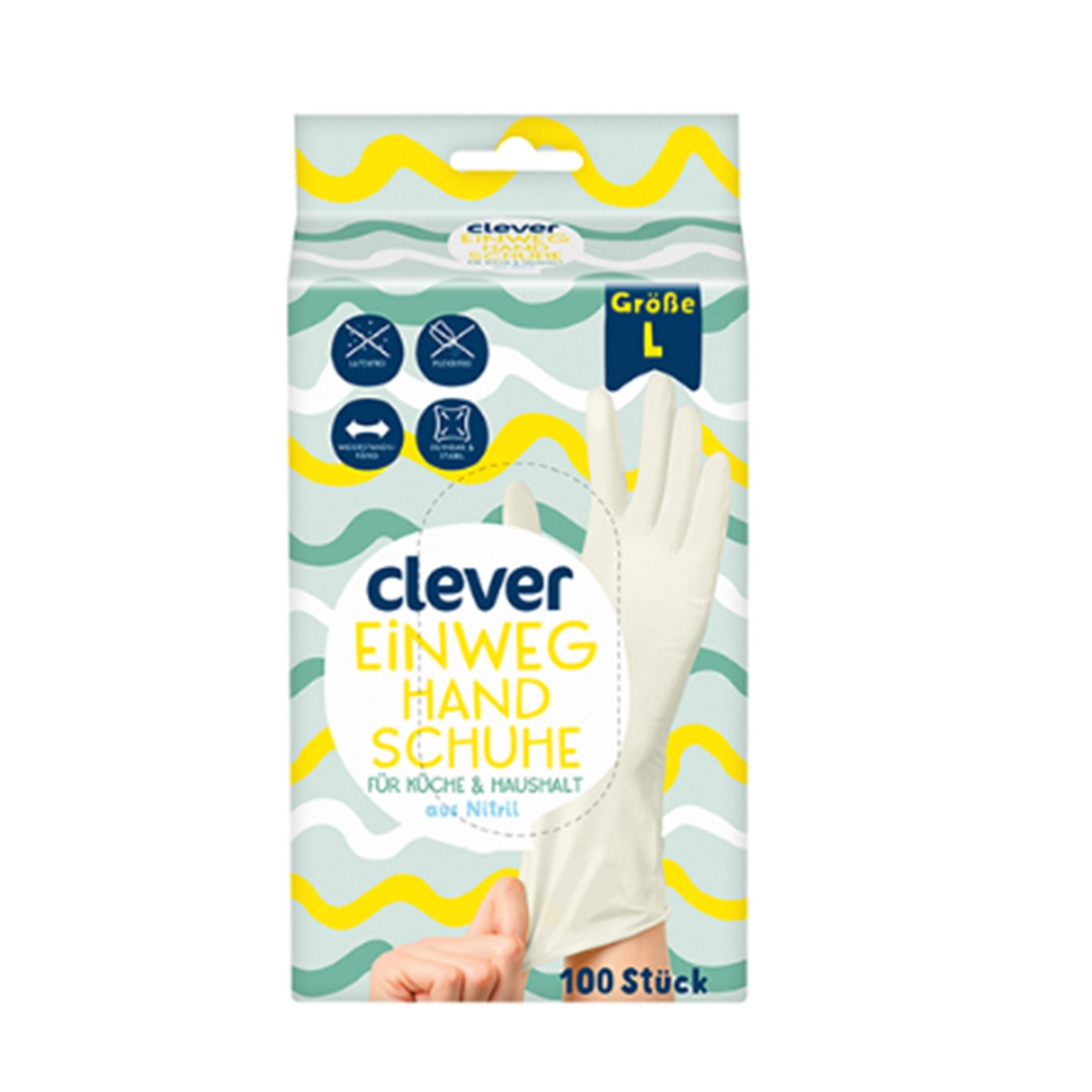 Clever Einweg Handschuhe Nitril L
